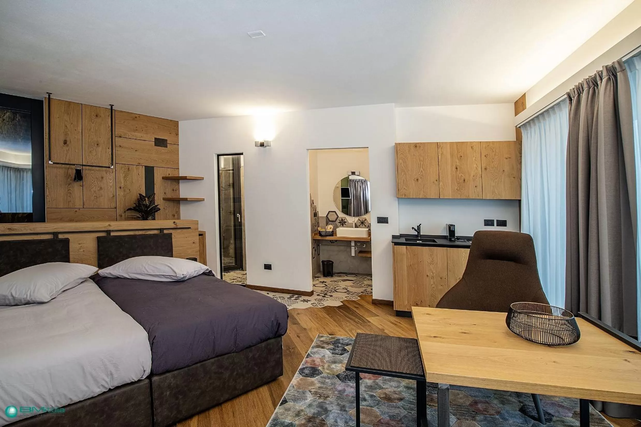 Bed in Cà Rossa #panoramic suite