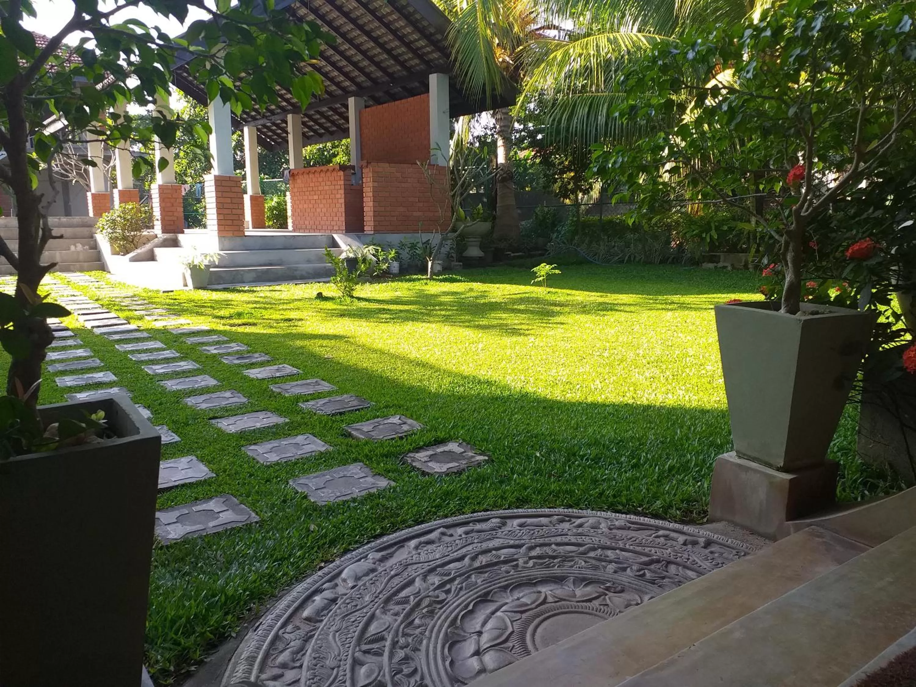 Garden in Green Wood Villa Negombo