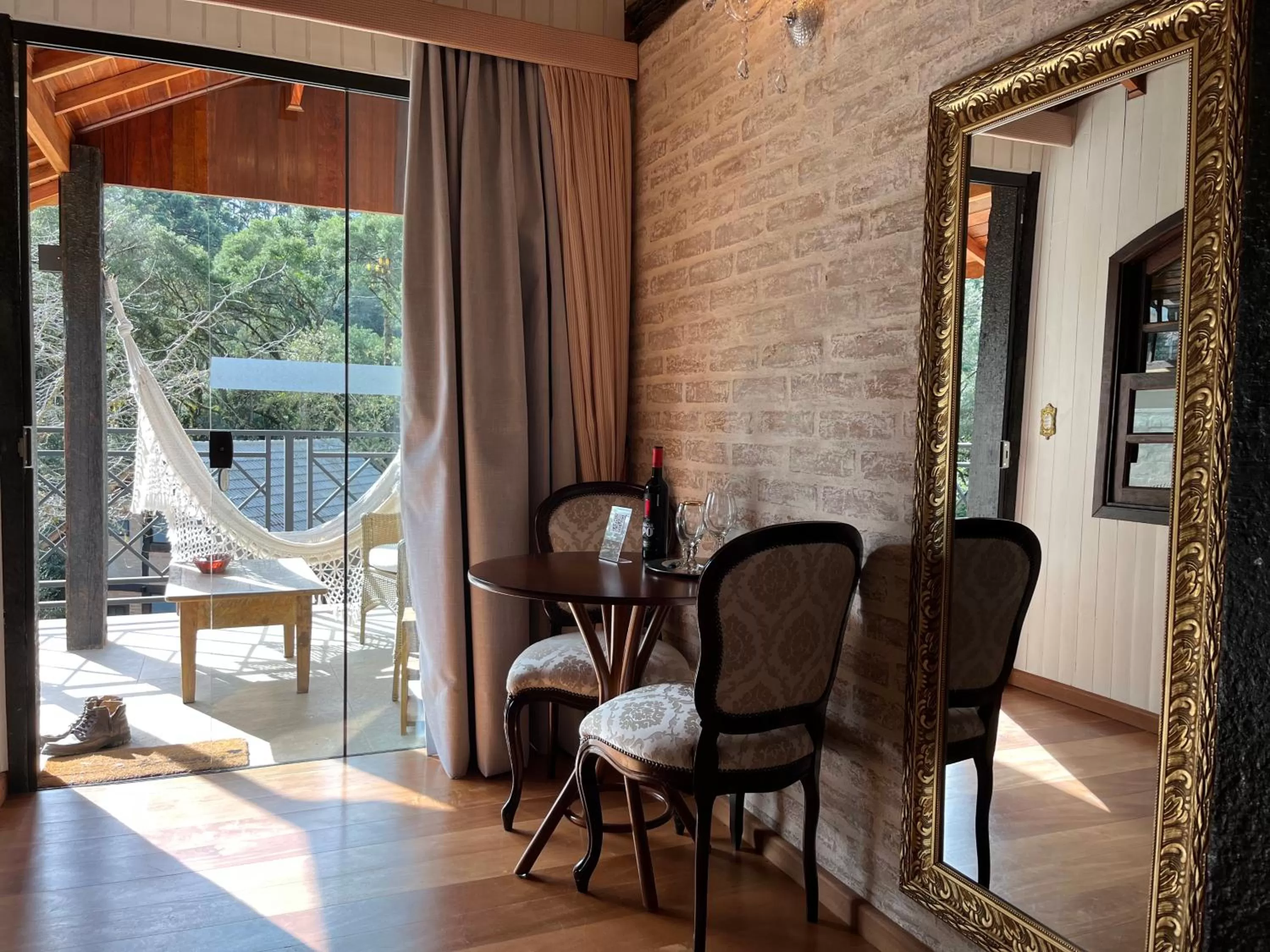 Balcony/Terrace in Pousada Dona Bendita