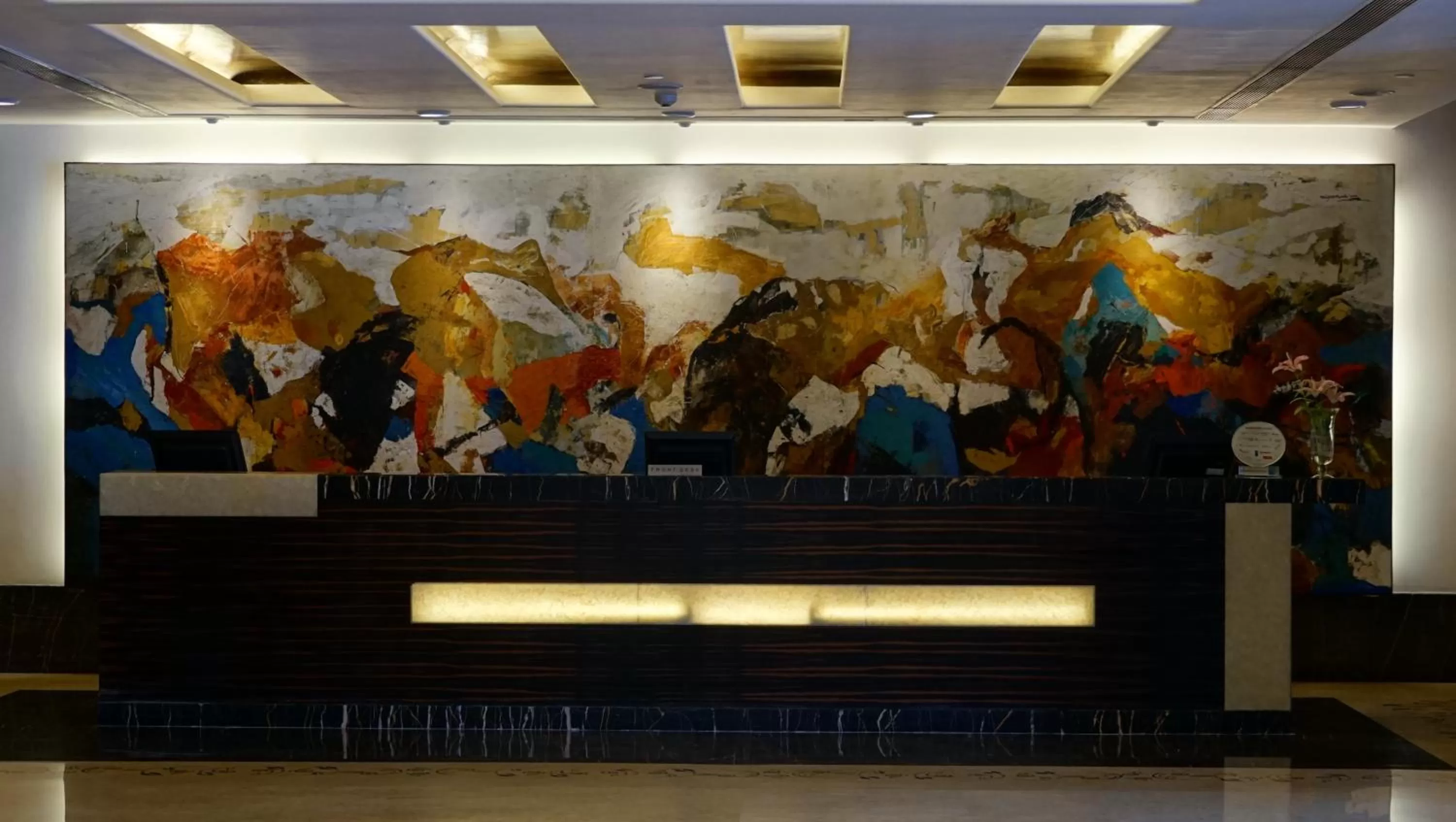 Lobby or reception in Taj Chandigarh