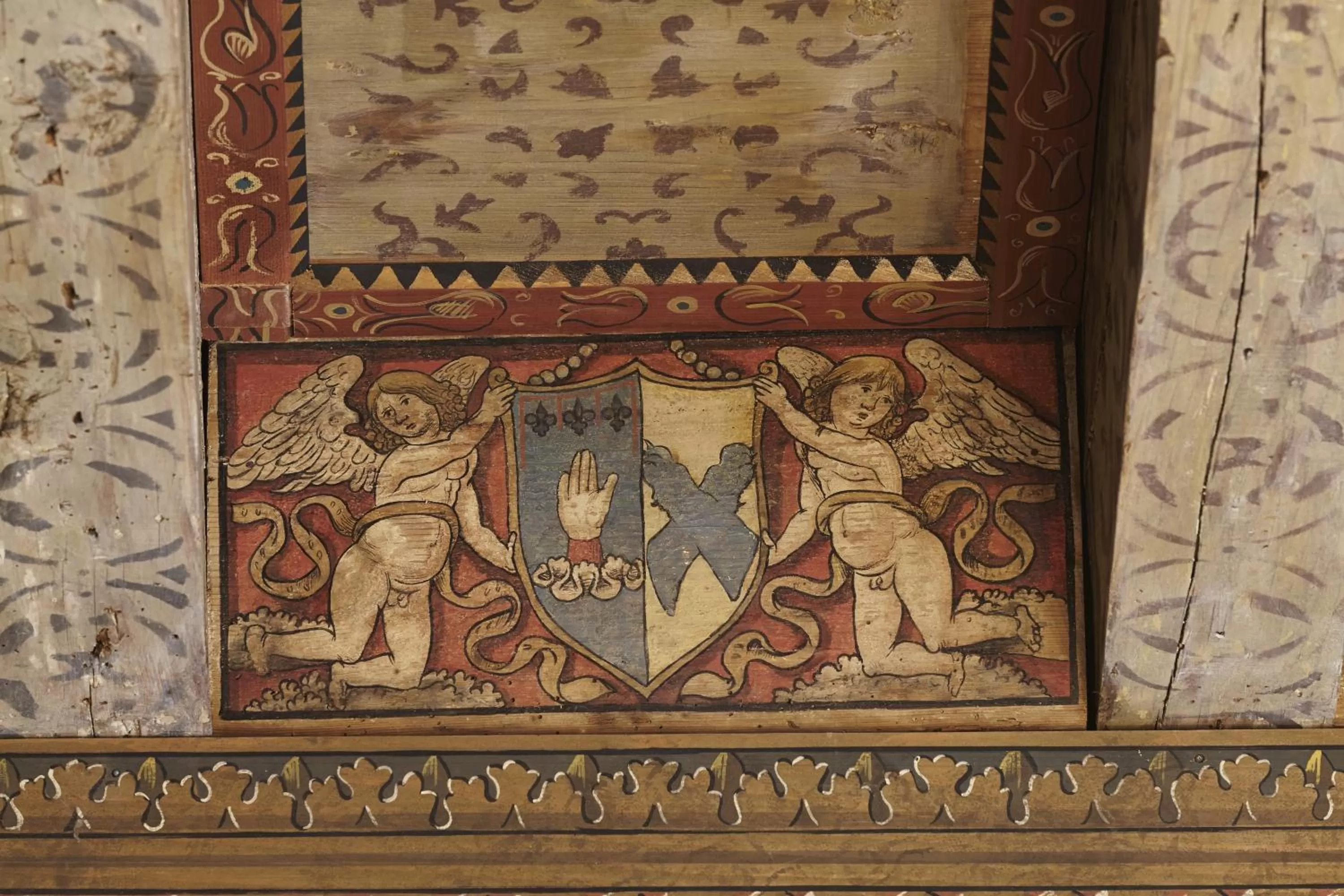 Decorative detail in Albergo Cappello