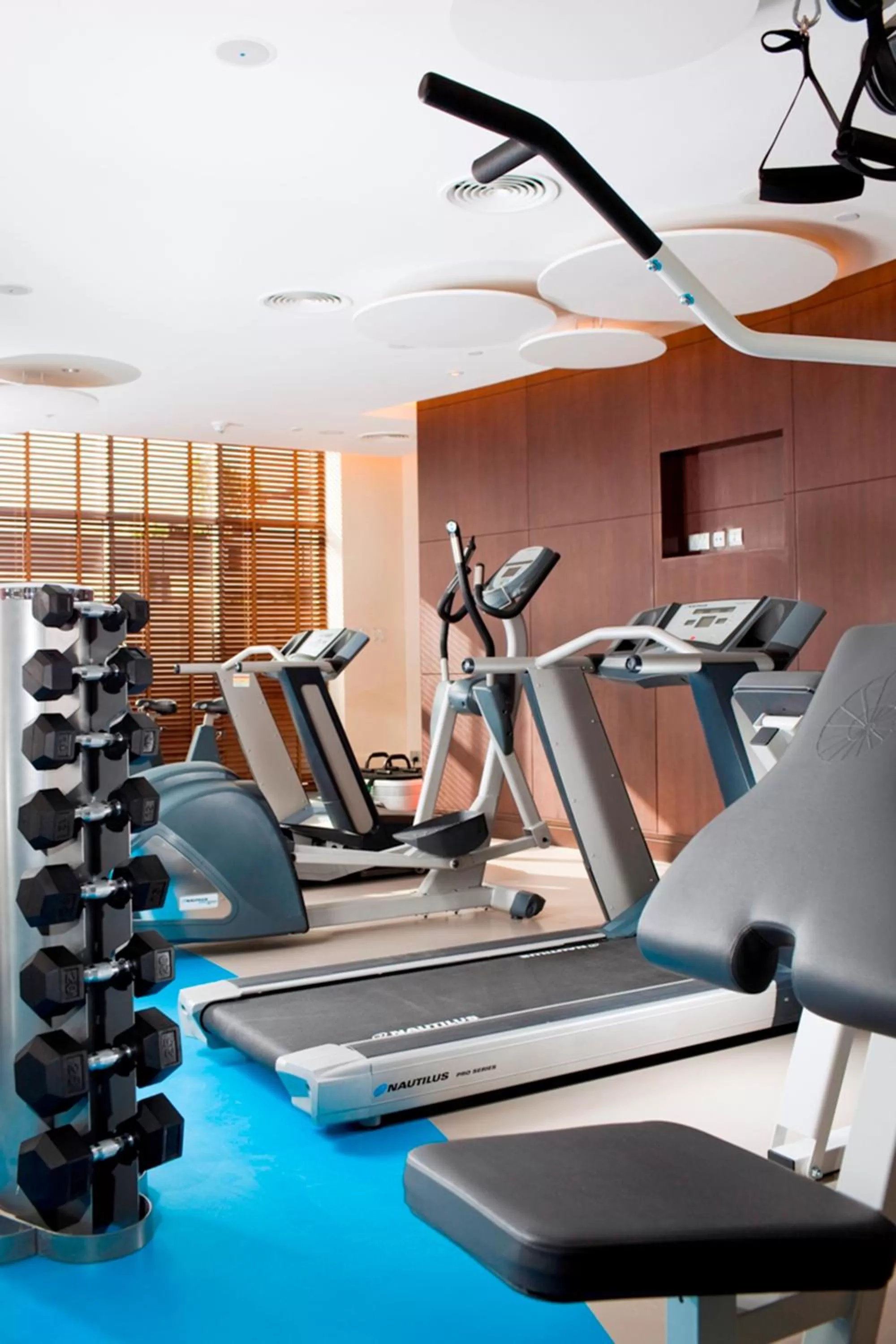 Fitness centre/facilities in Novotel Suites Mall Avenue Dubai