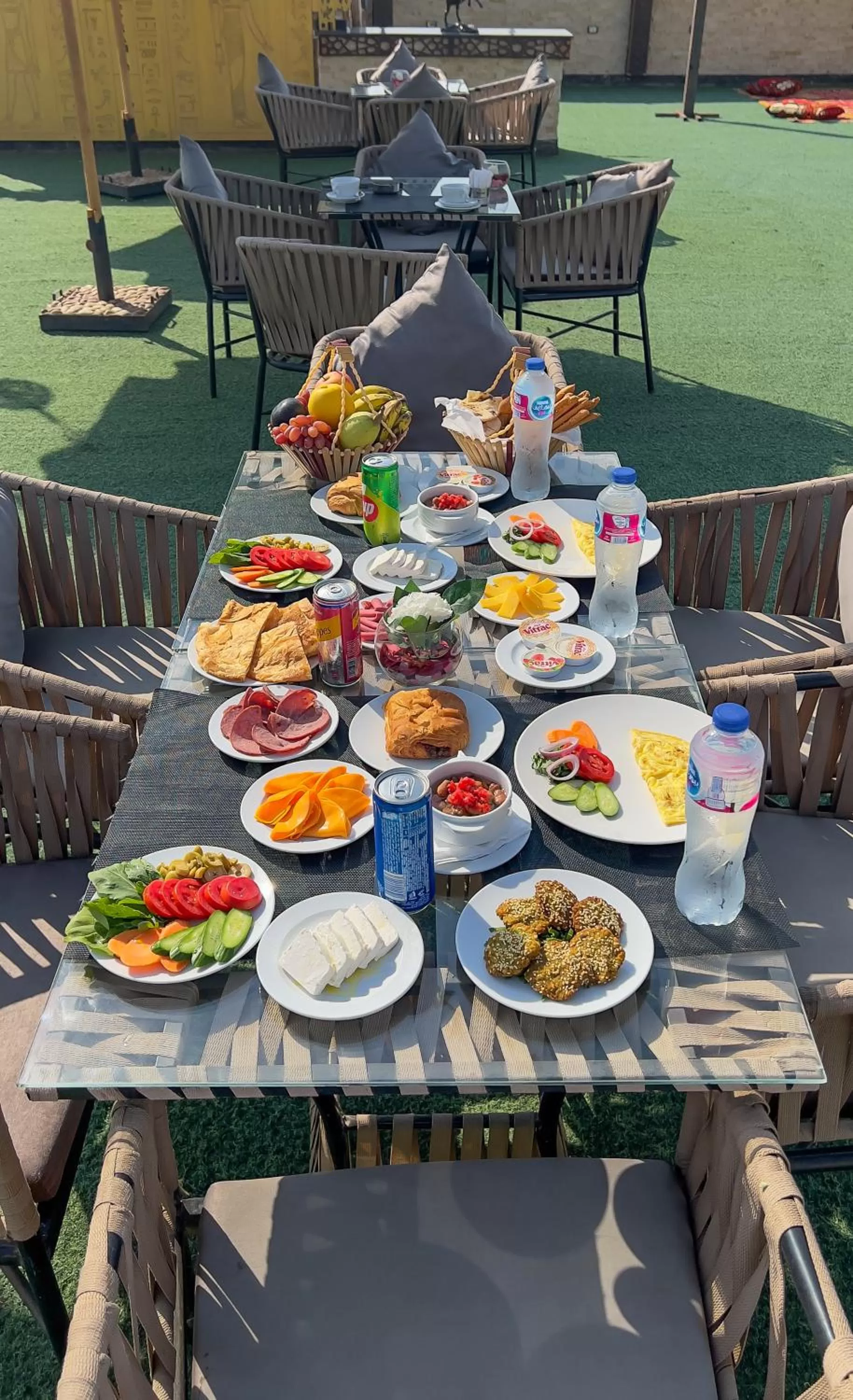 Food in King Cheops Inn - Pyramid View