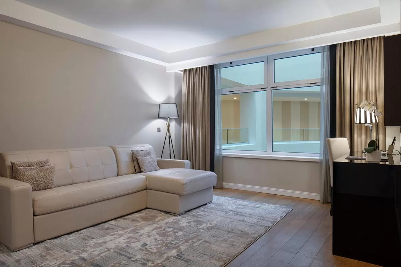 Seating area in Fraser Suites Abuja