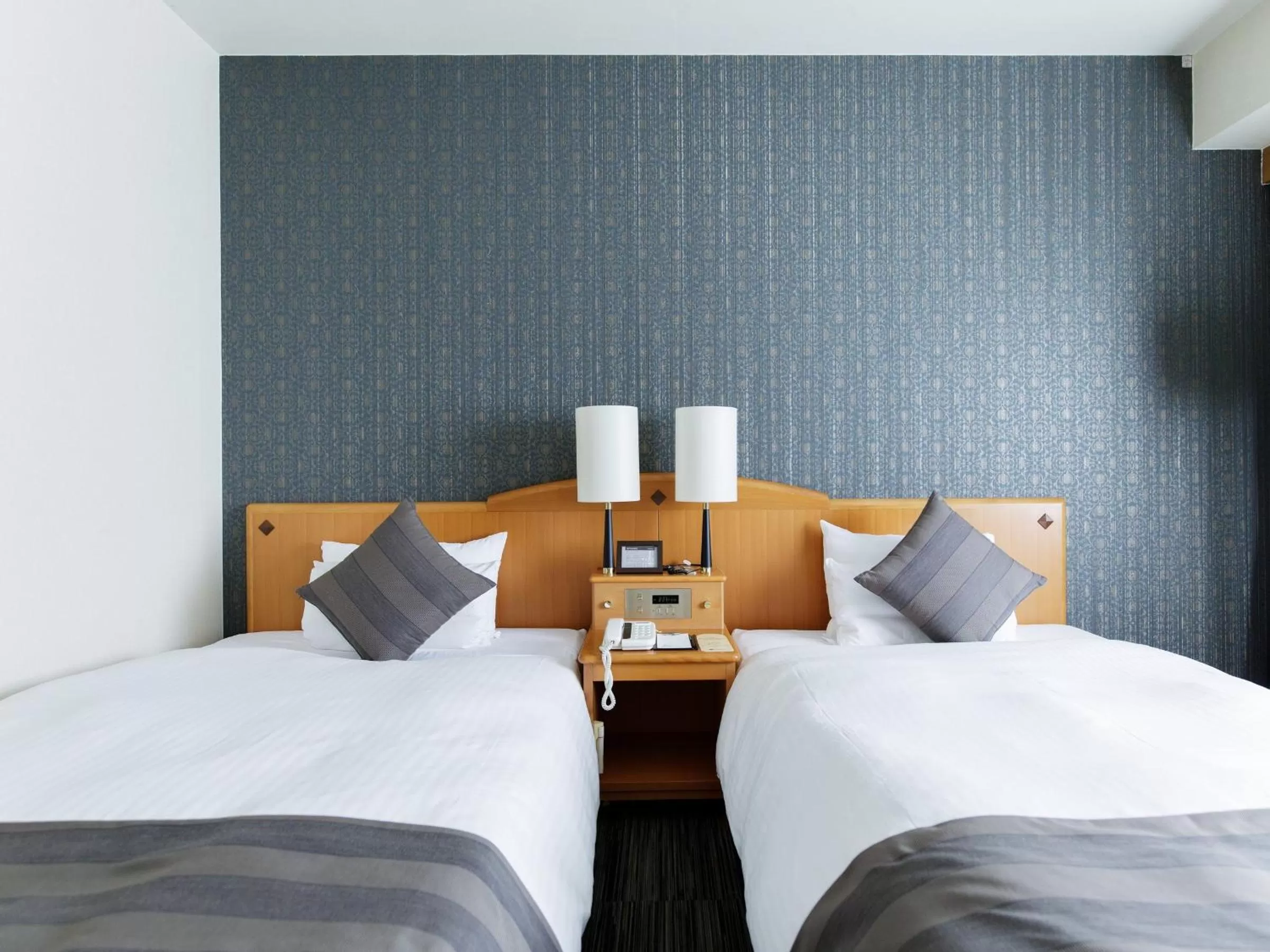 Bed in Okayama Koraku Hotel