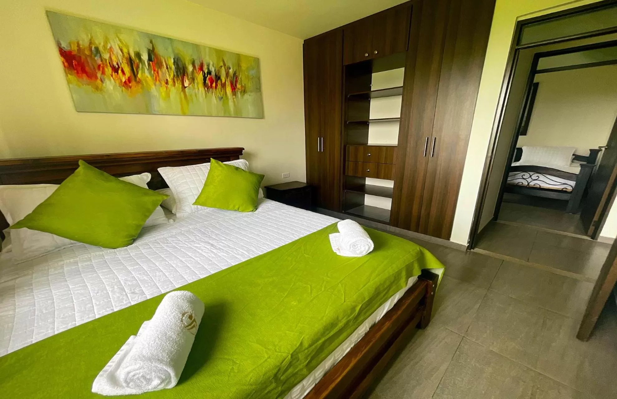 Bed in La Victoria Hotel Campestre