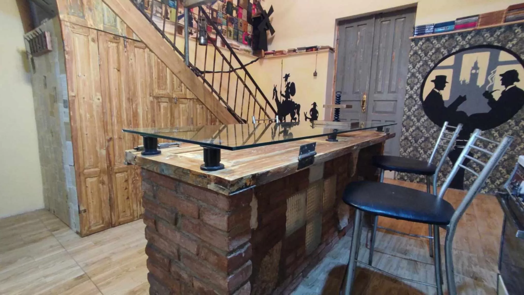 Living room in Book Hotel