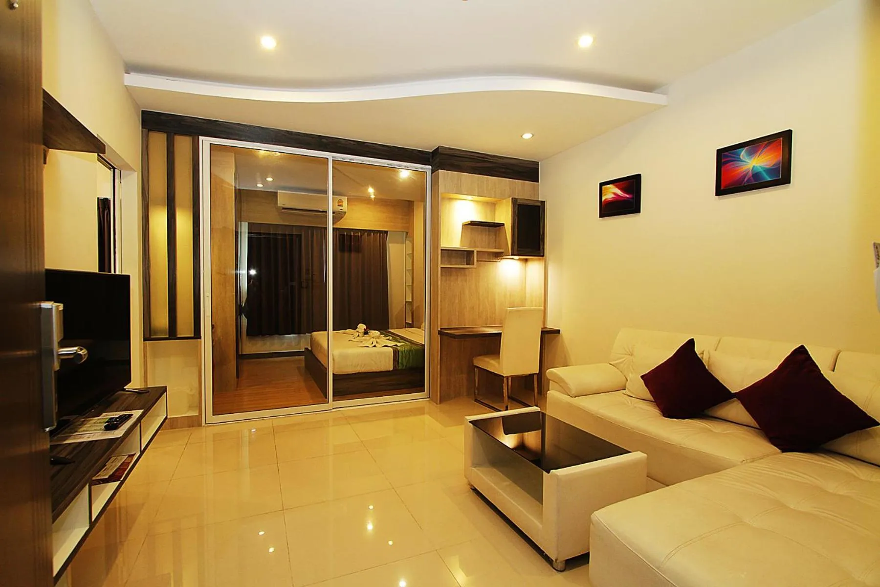 Living room in The Contrast i Hotel