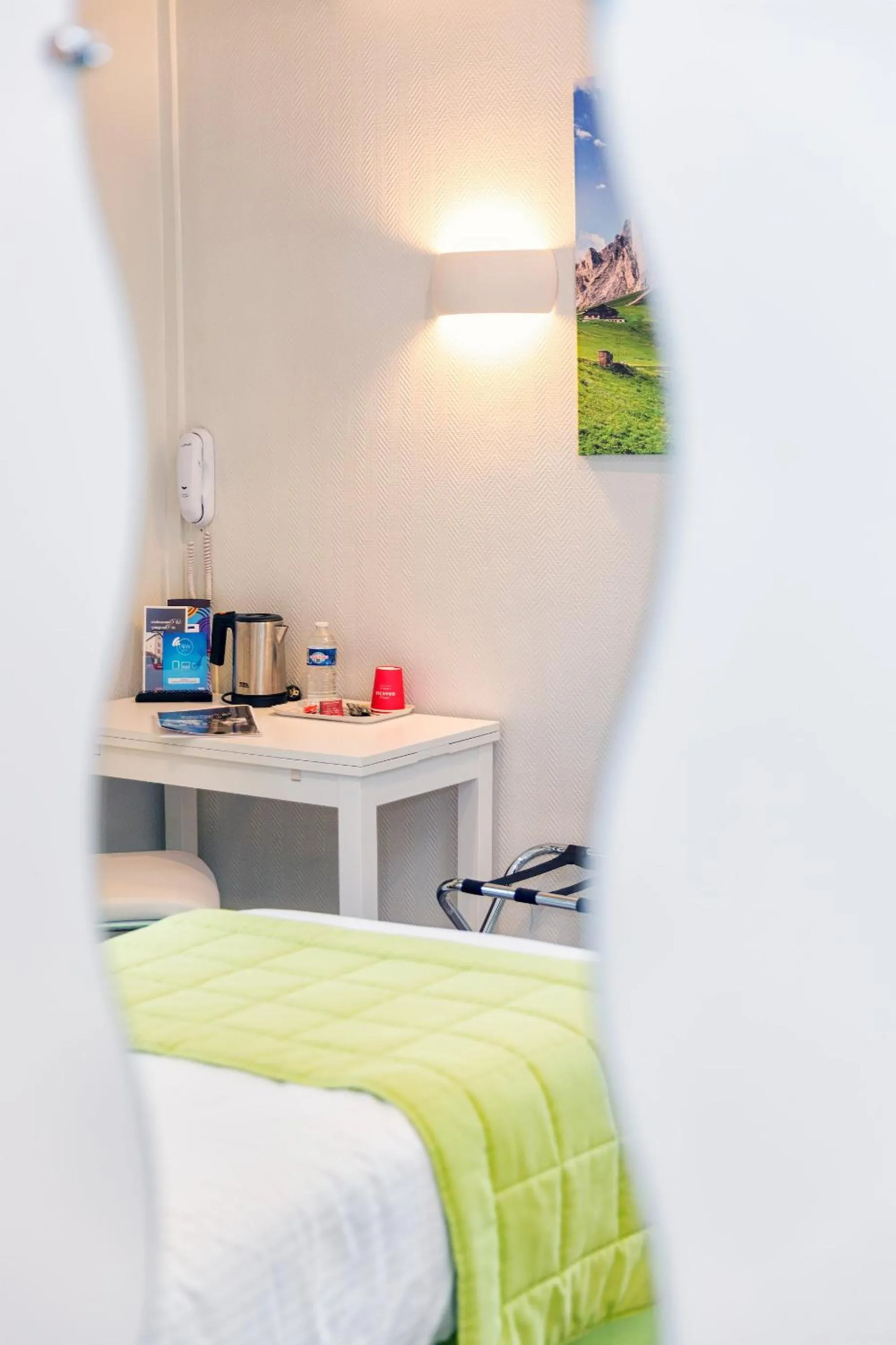 Decorative detail, Bed in La Commanderie de Champarey