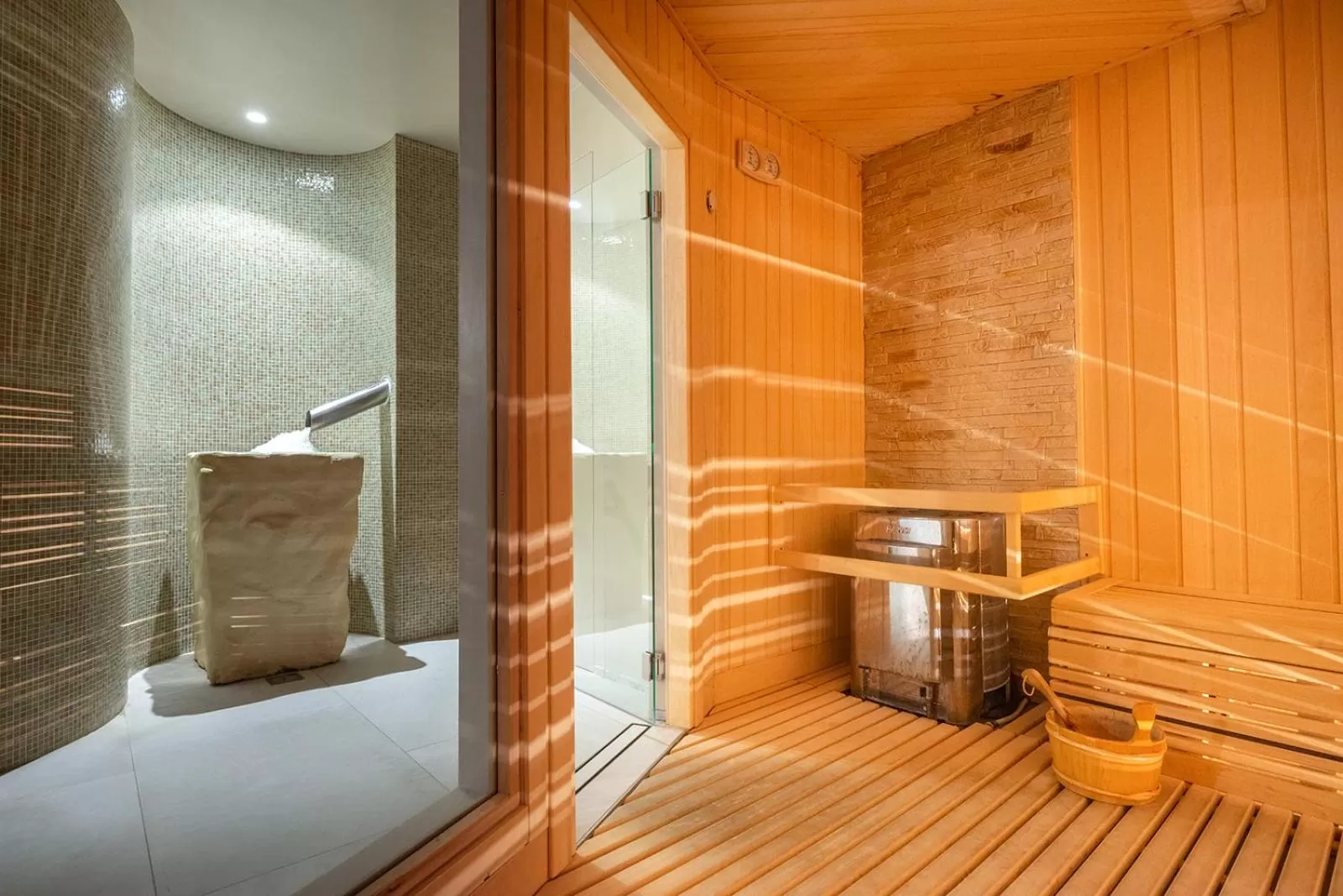 Sauna in Grand Hotel Salsomaggiore