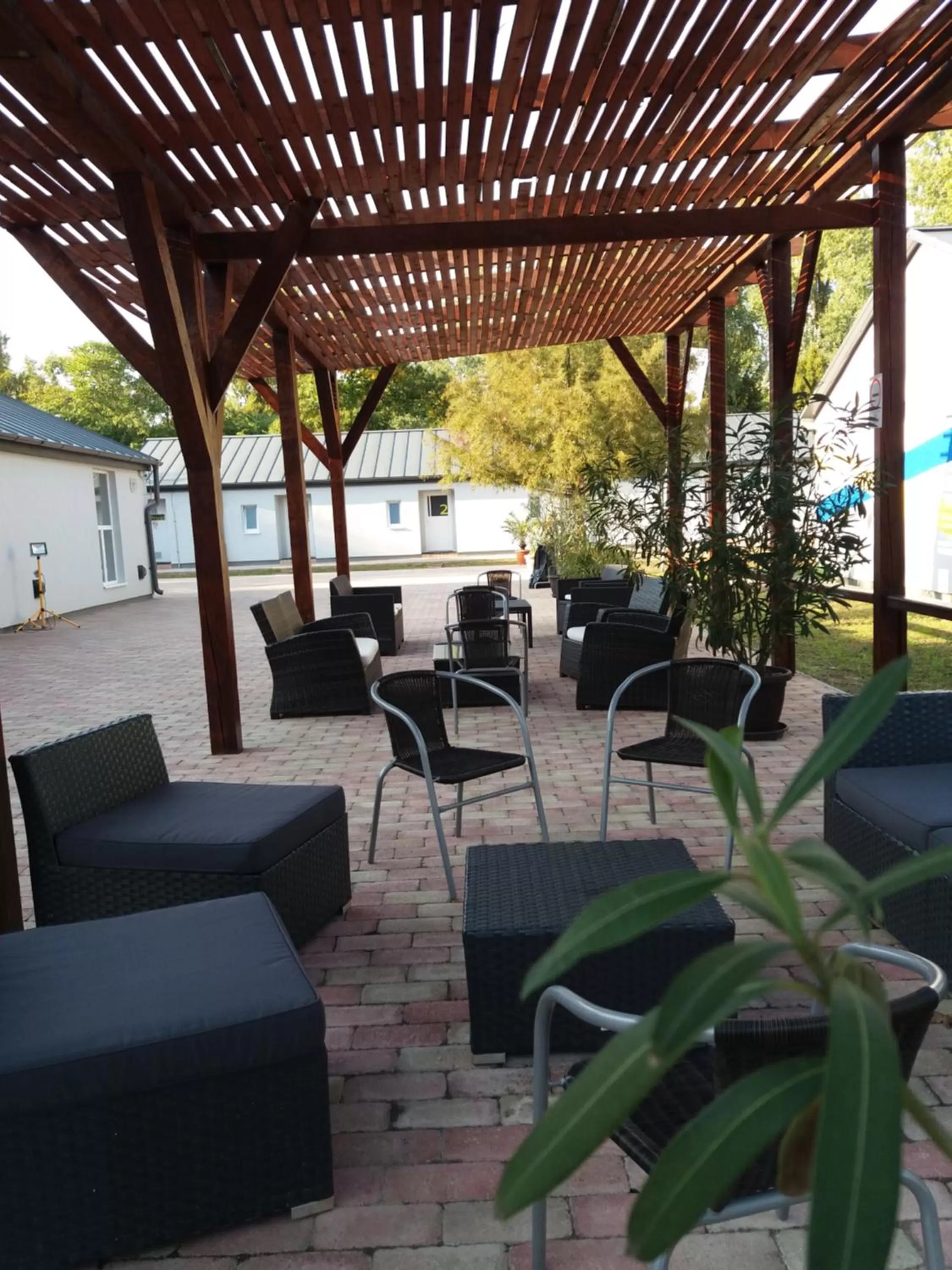 Patio in Tiszaliget Apartman és Szálló