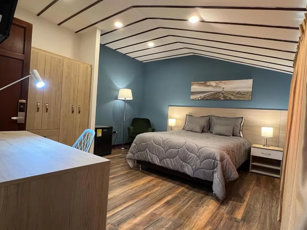 Landmark view, Bed in Hotel Boutique Quinta Camacho