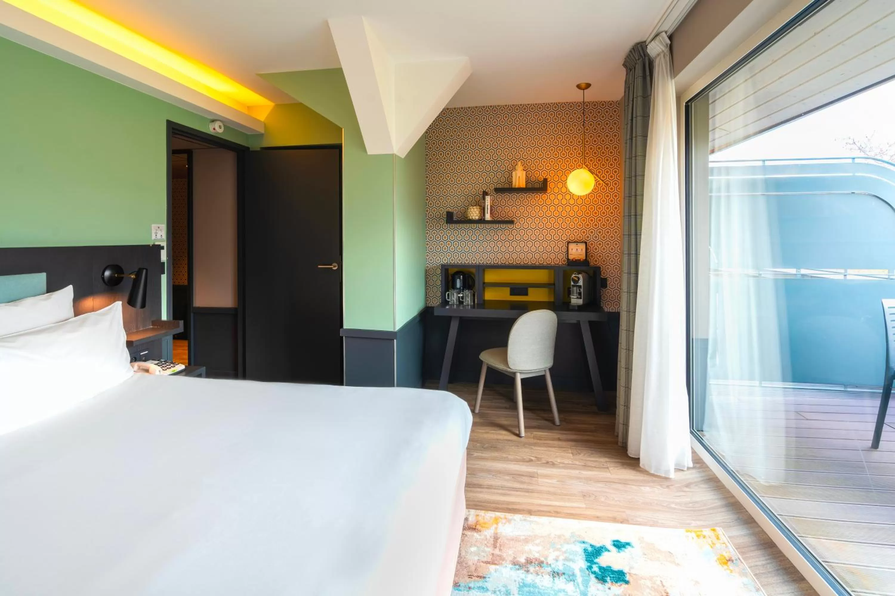 Bedroom, Bed in Le Splendid Hotel Lac D'Annecy - Handwritten Collection