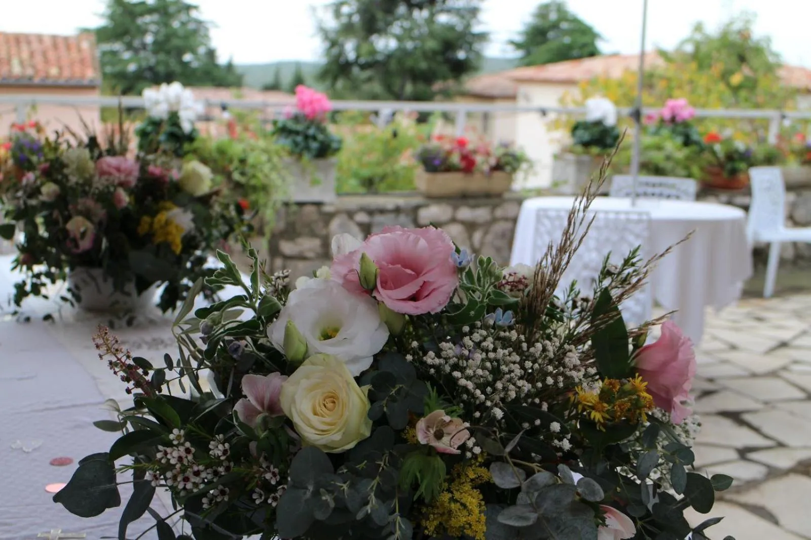 Garden in Logis Le Relais Imperial