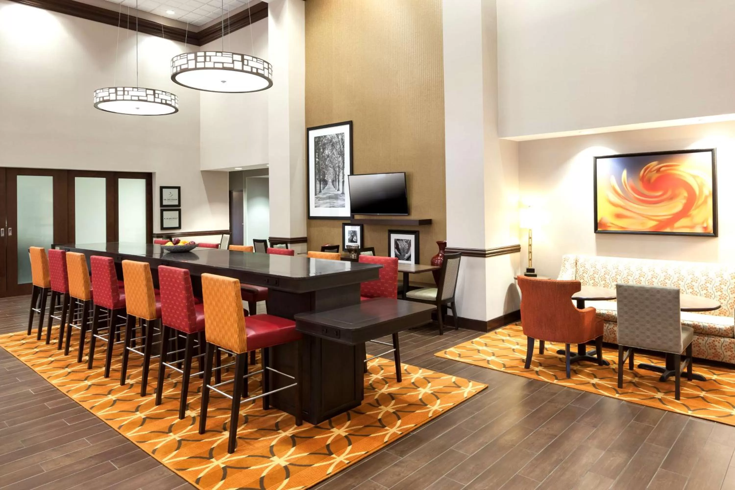 Breakfast in Hampton Inn & Suites Houston I-10 West Park Row, Tx