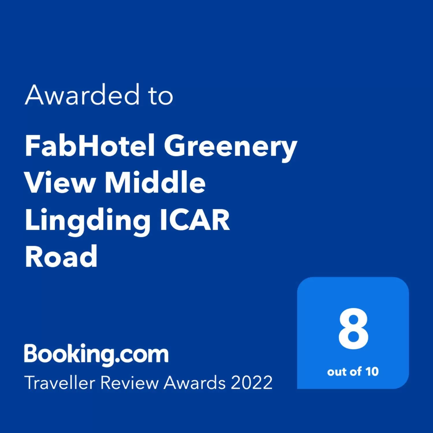 Other, Logo/Certificate/Sign/Award in FabHotel Greenery View Middle Lingding ICAR Road