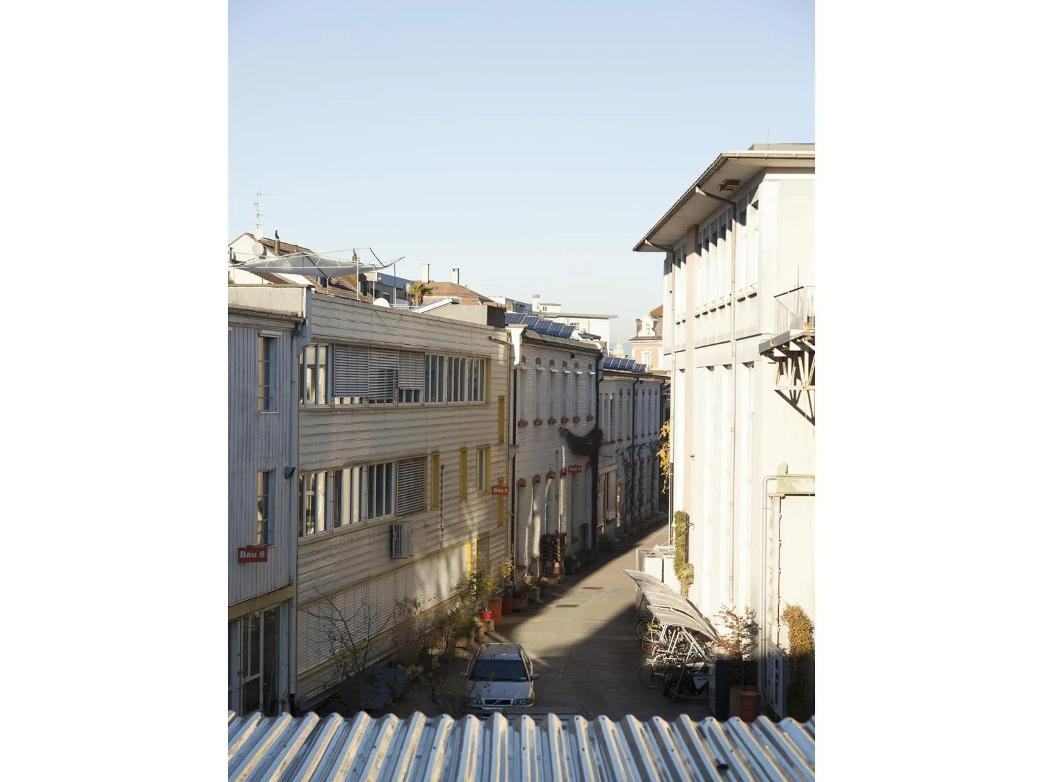 City view in Basel Backpack