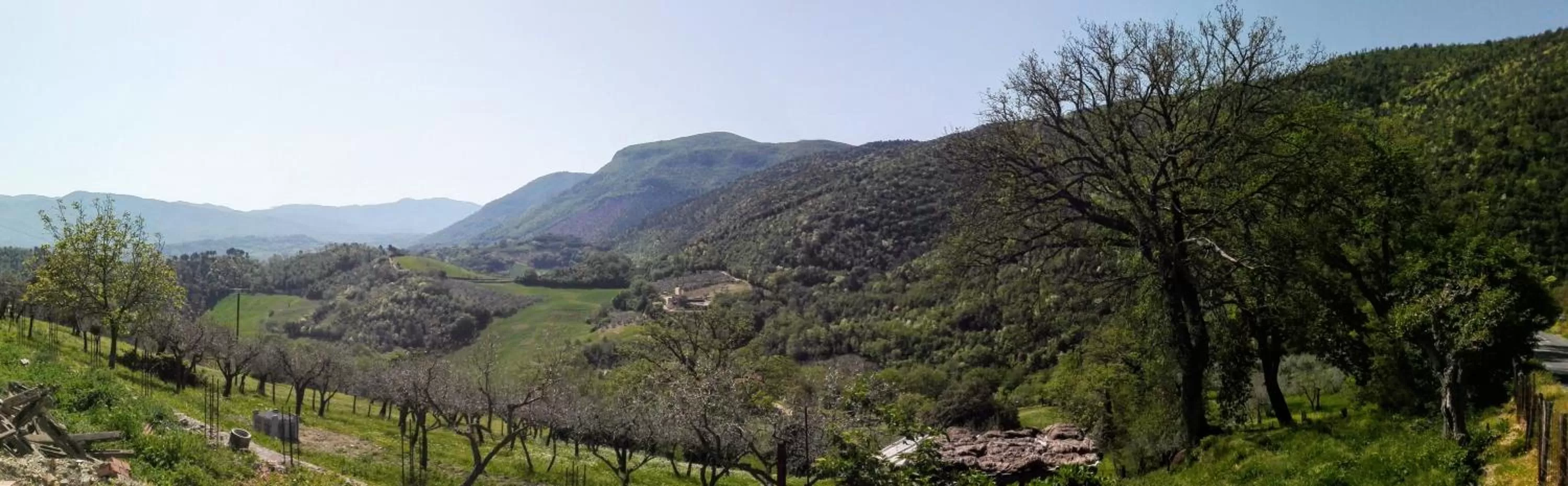Natural landscape in Montanari Agrivillage