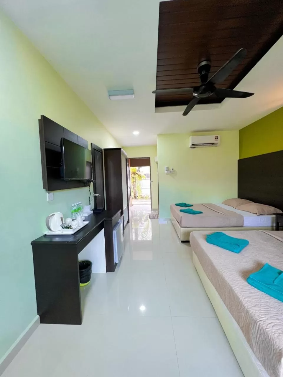 Bed in Chuu Pun Village Resort