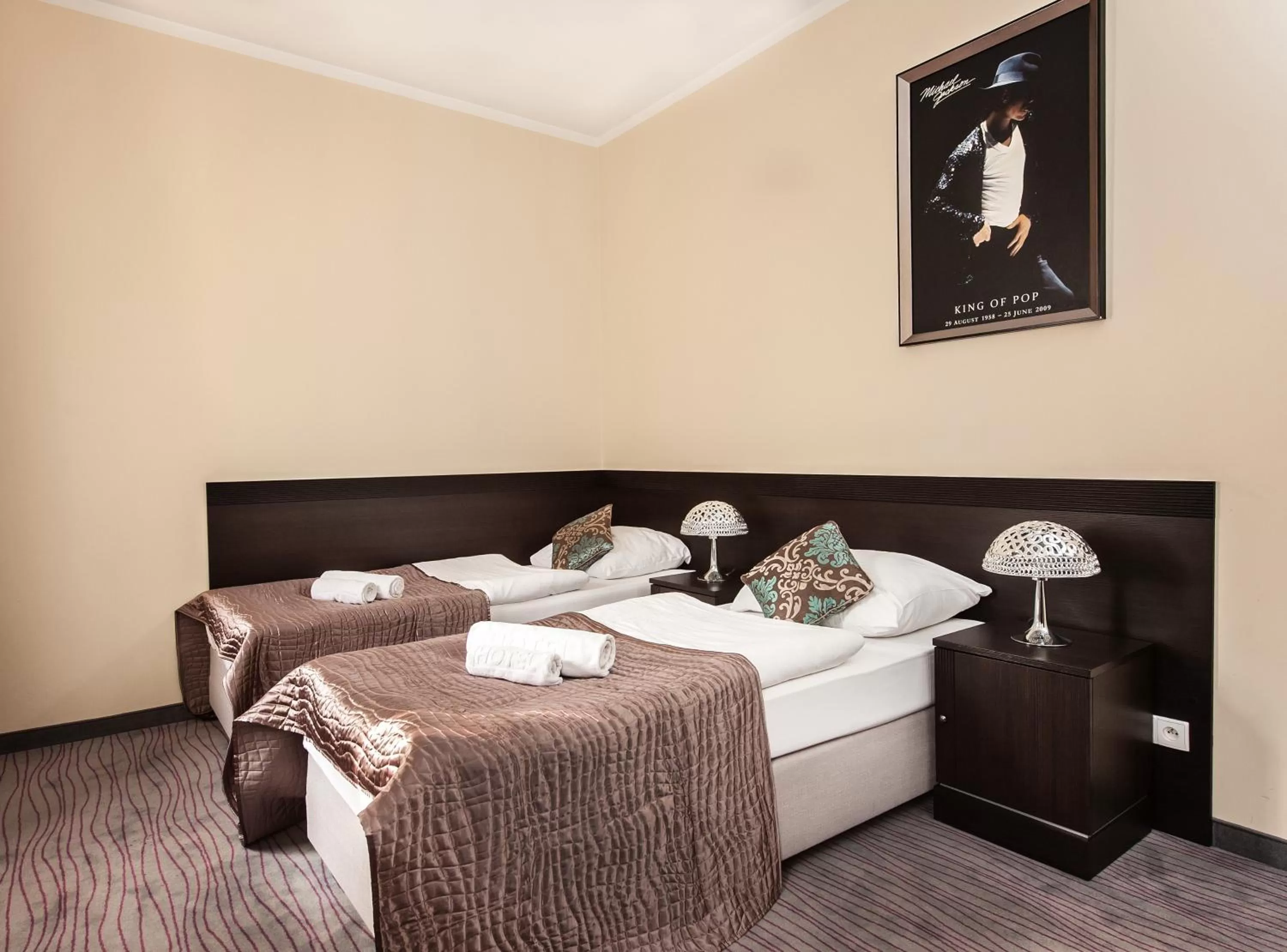 Bed in Hotel Willa Adriana