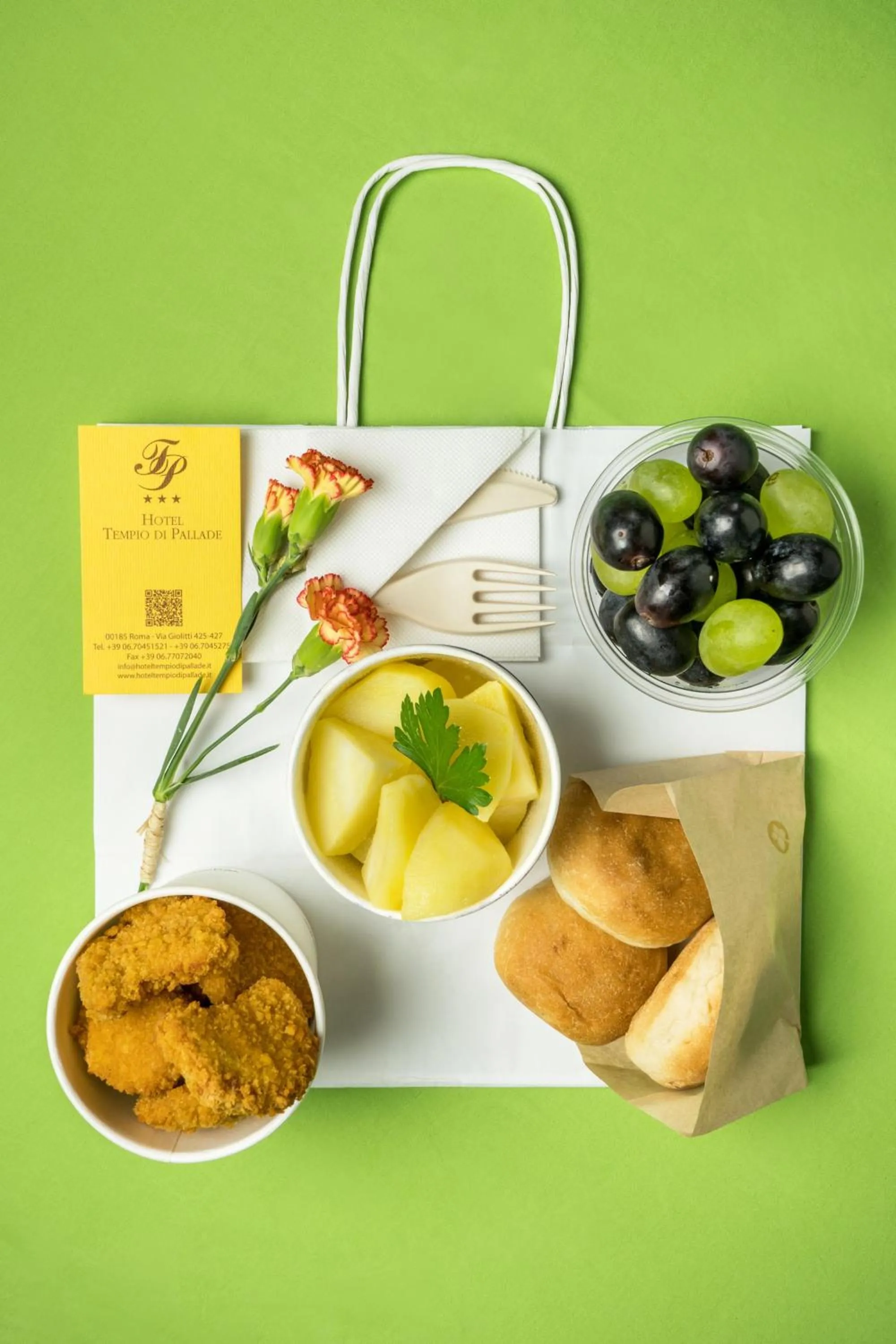 Food and drinks in Hotel Tempio Di Pallade