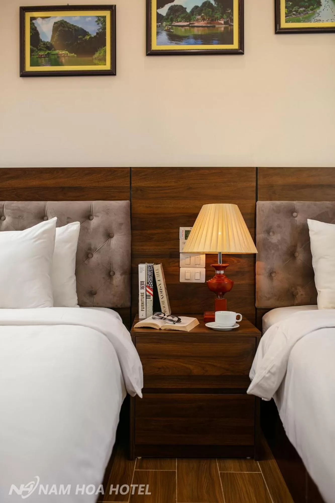 Photo of the whole room, Bed in Nam Hoa Hotel