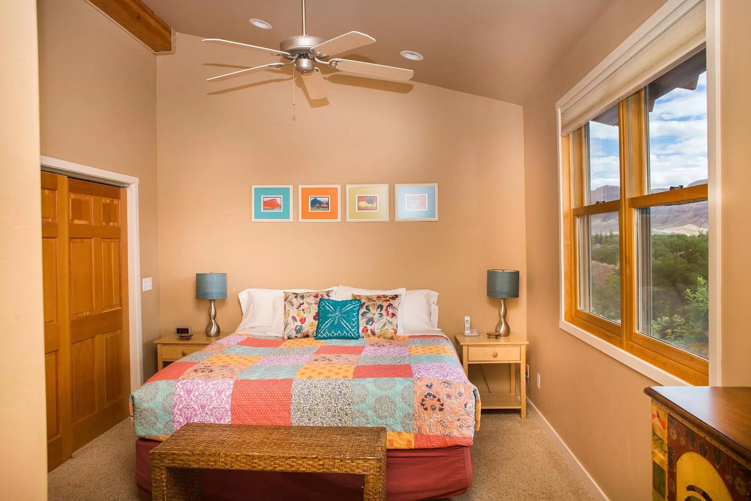 Bed in Moab Springs Ranch