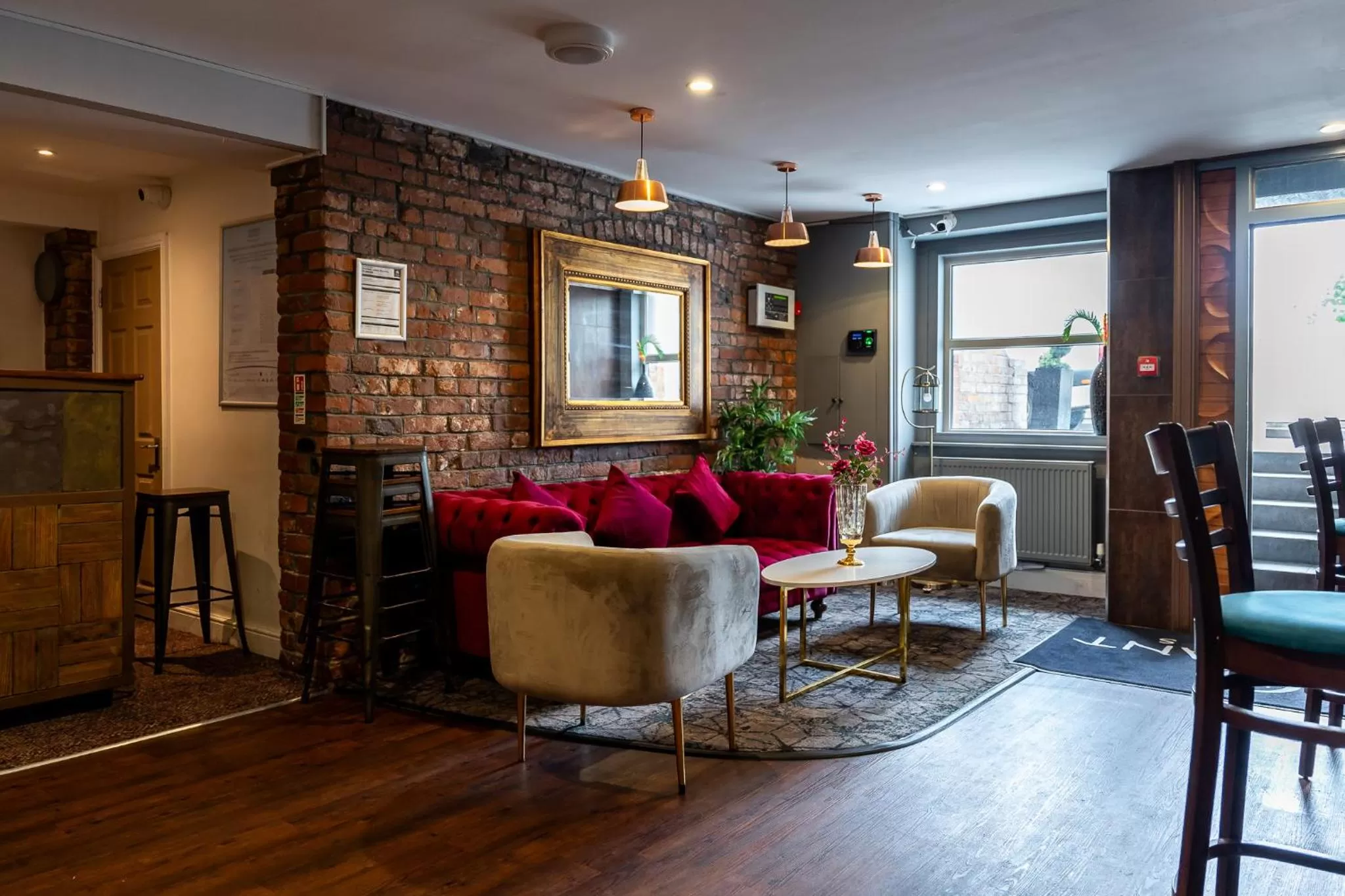 Seating area in Trafford Hall Hotel Manchester, Trademark Collection by Wyndham
