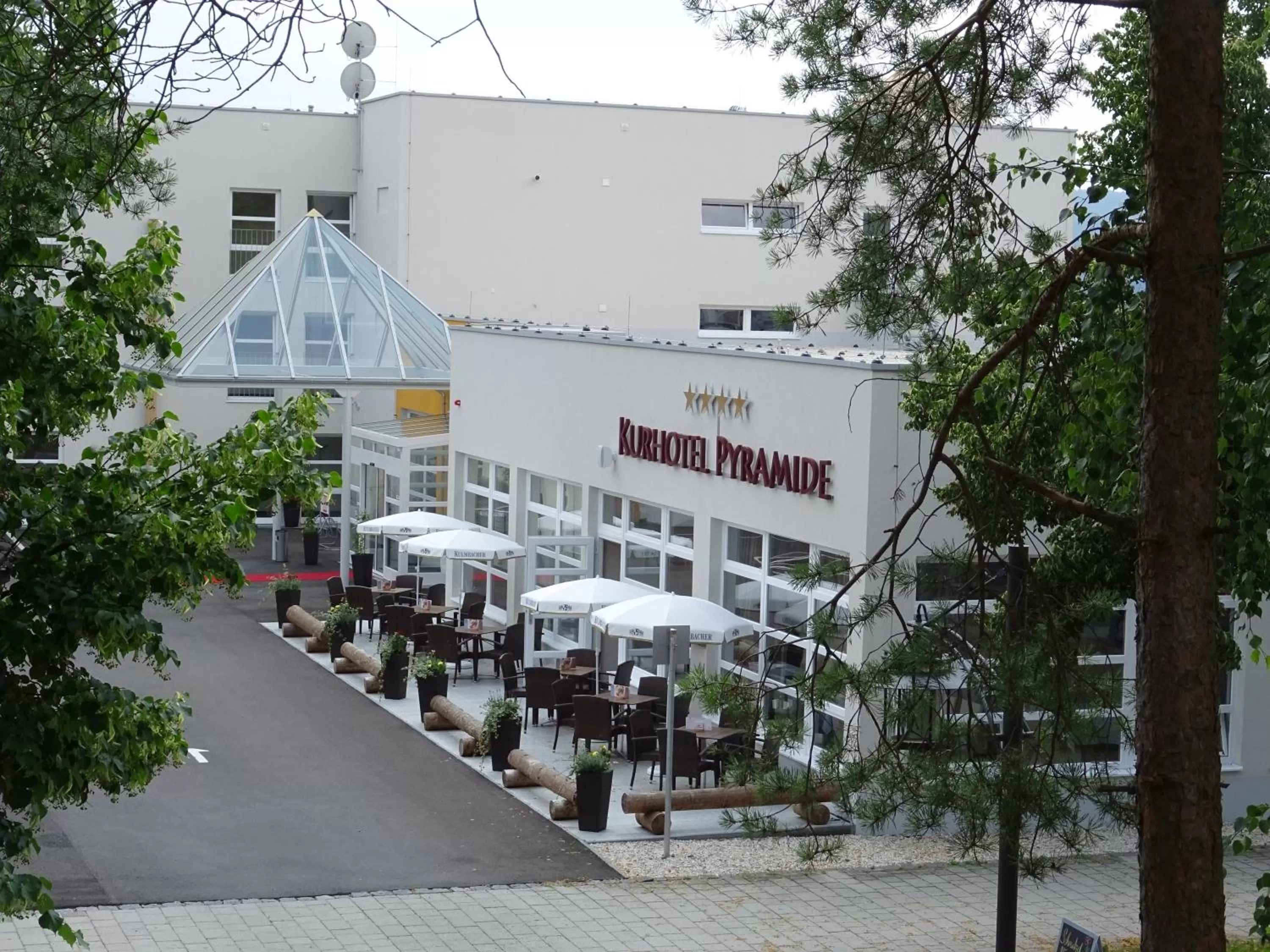 Balcony/Terrace in Kurhotel Pyramide Sibyllenbad