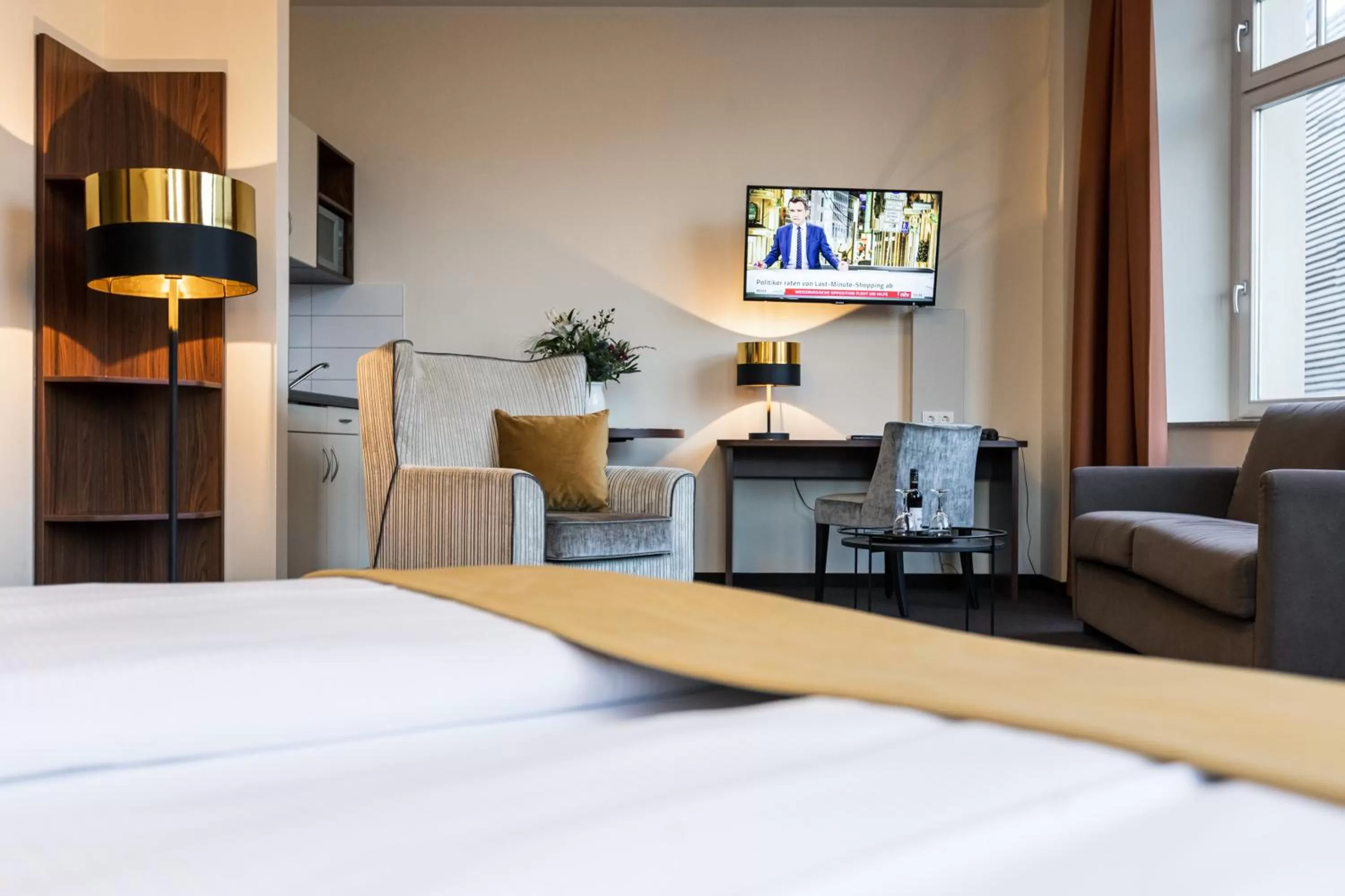 TV and multimedia, Bed in Royal International Leipzig