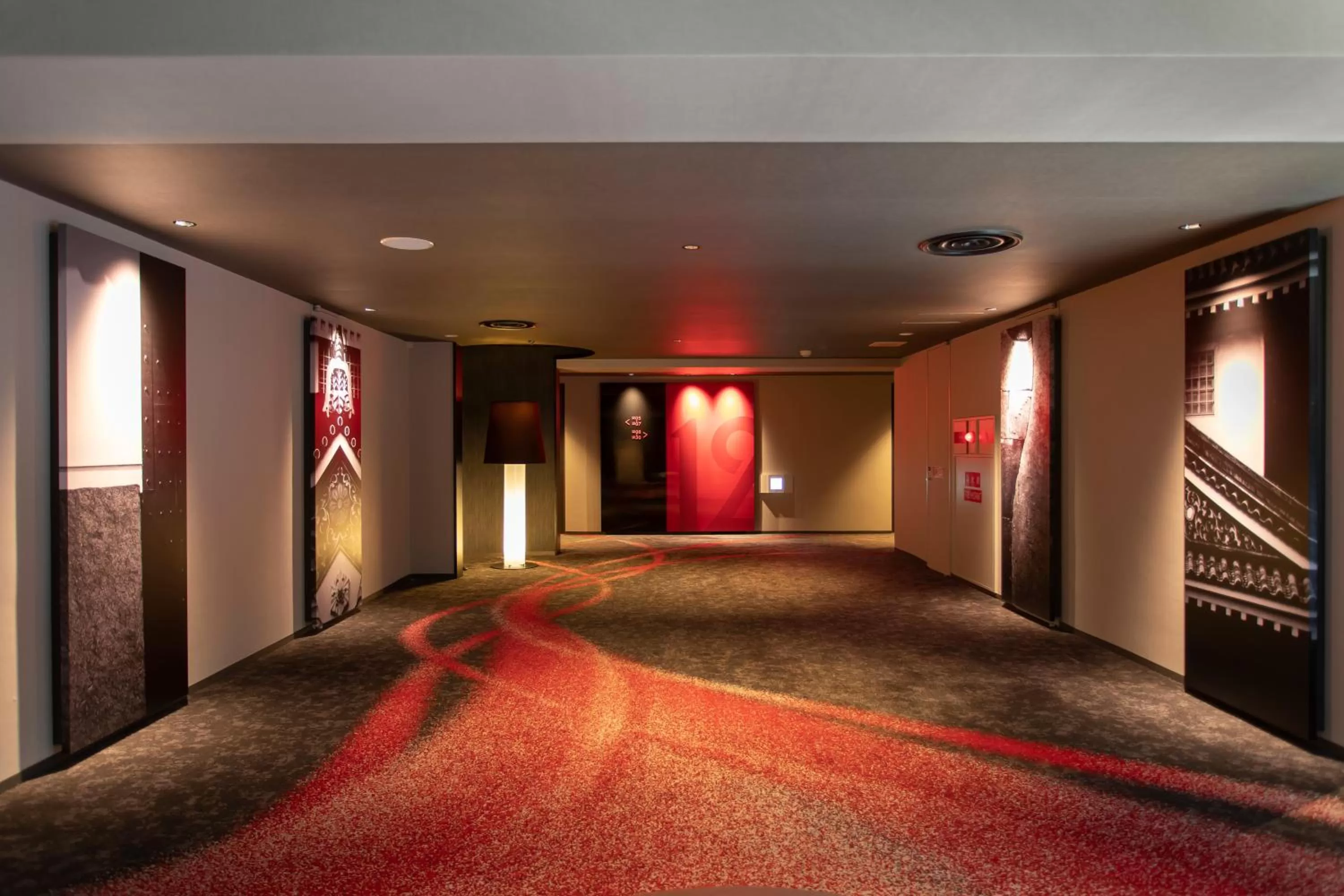 Decorative detail, Bed in Cross Hotel Osaka