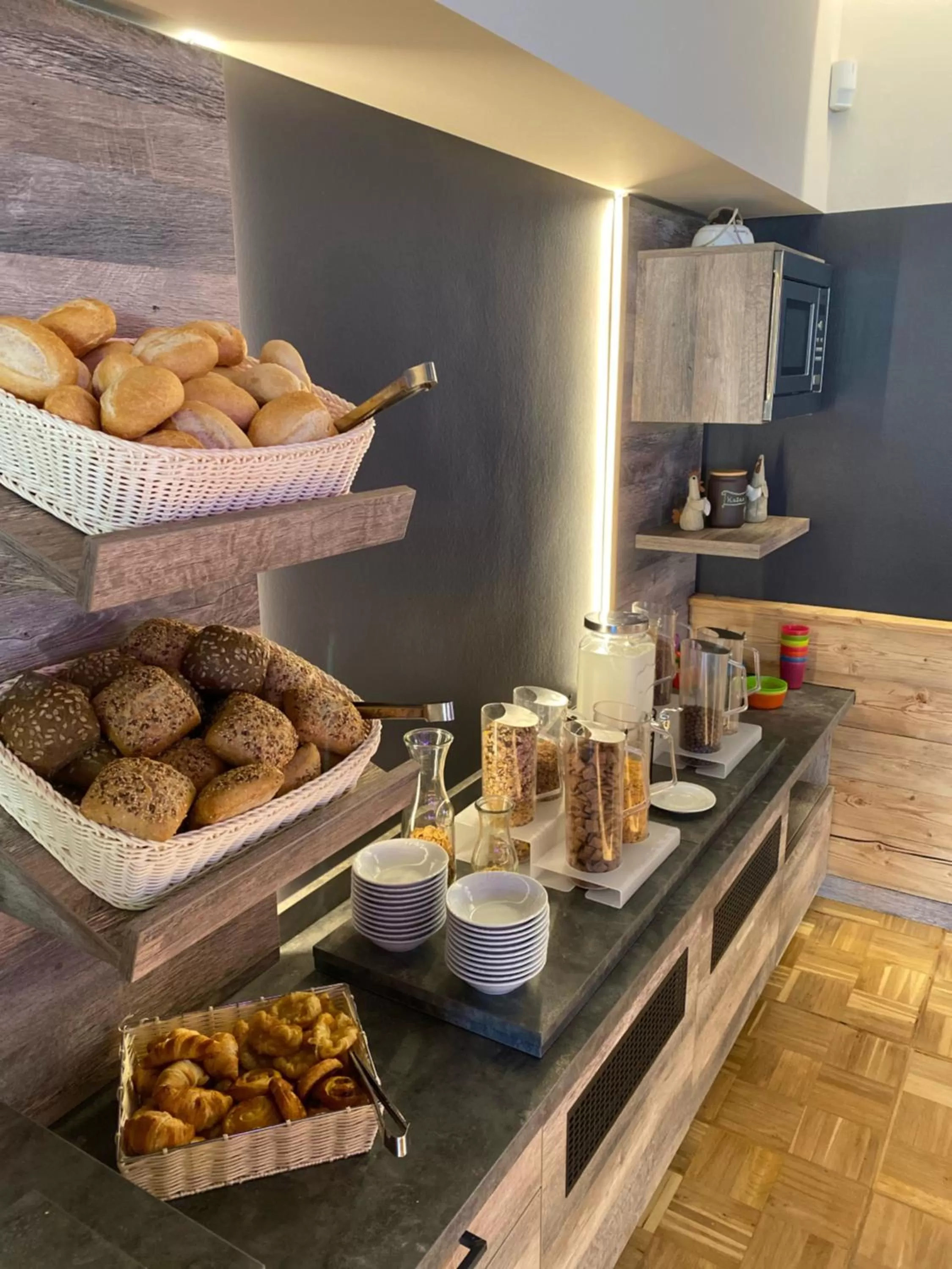 Buffet breakfast in Familienhotel "Rhön Feeling"