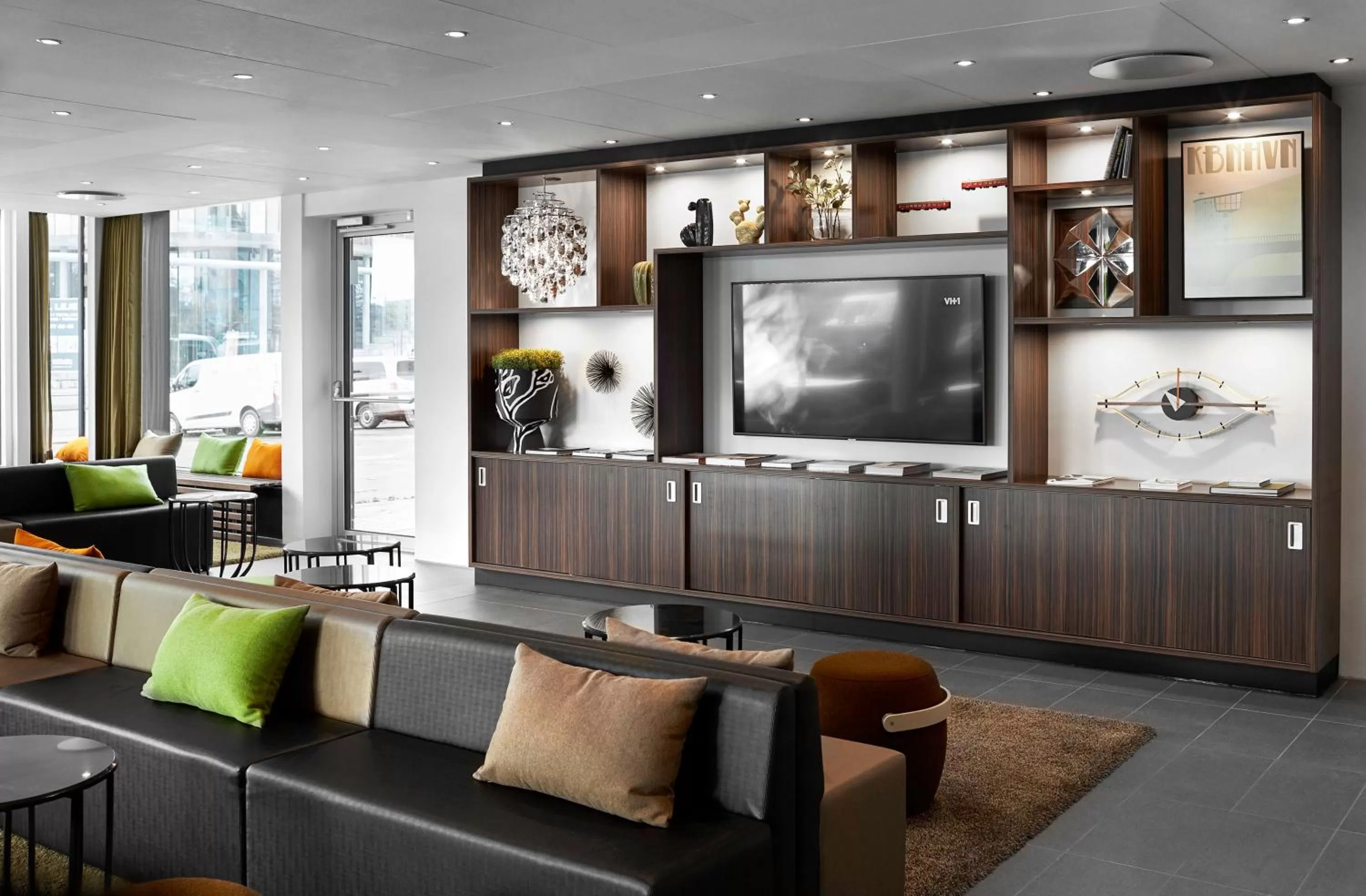 Communal lounge/ TV room in Wakeup Copenhagen - Bernstorffsgade