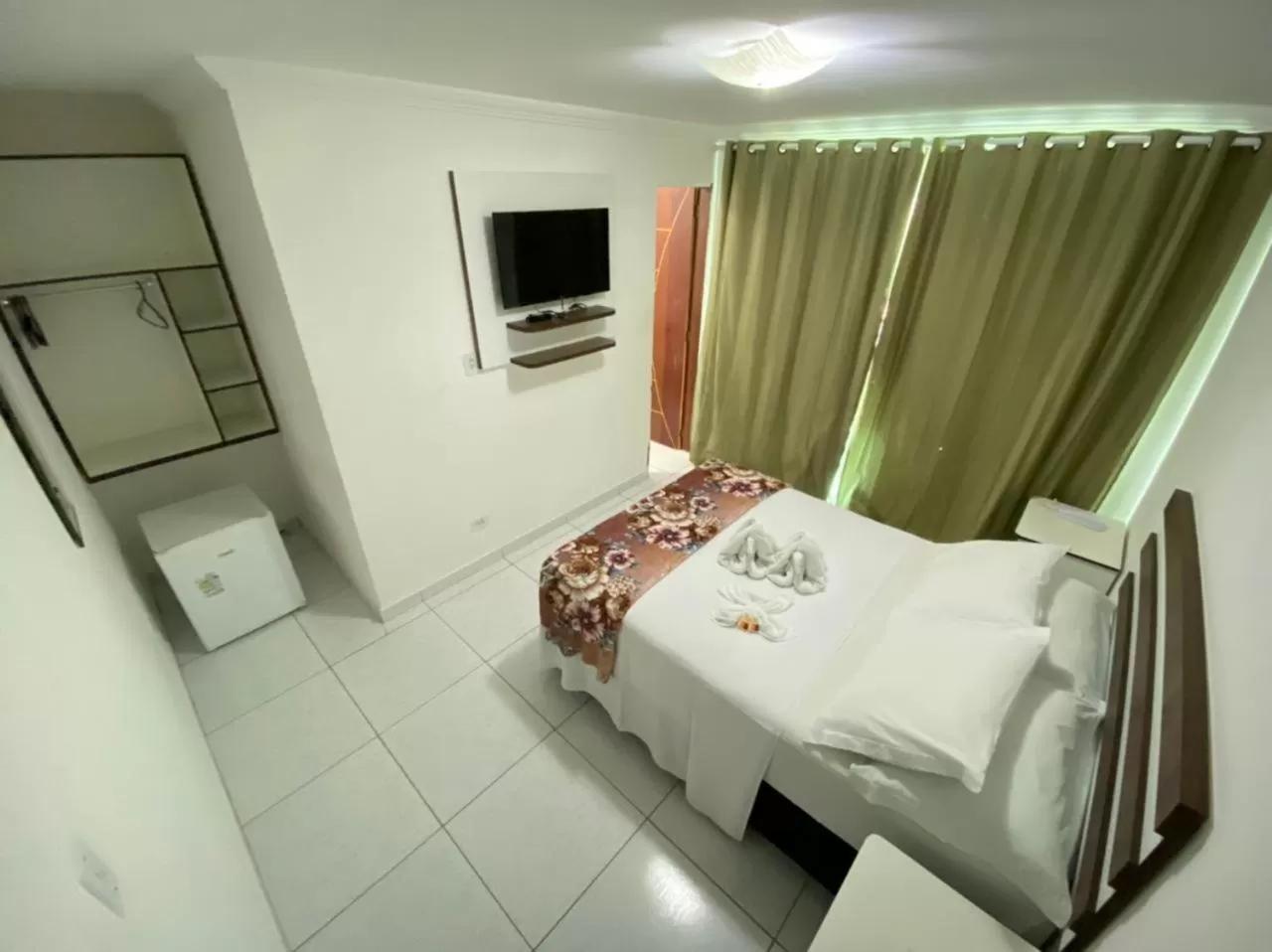 Bed in Pousada Verdes Mares