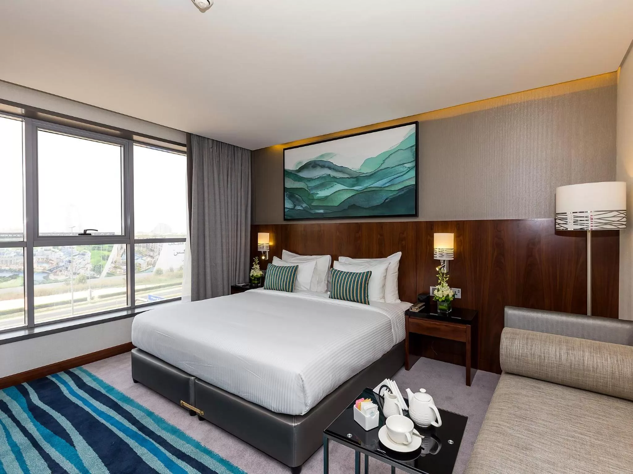 Bedroom, Bed in Flora Al Barsha Hotel At The Mall