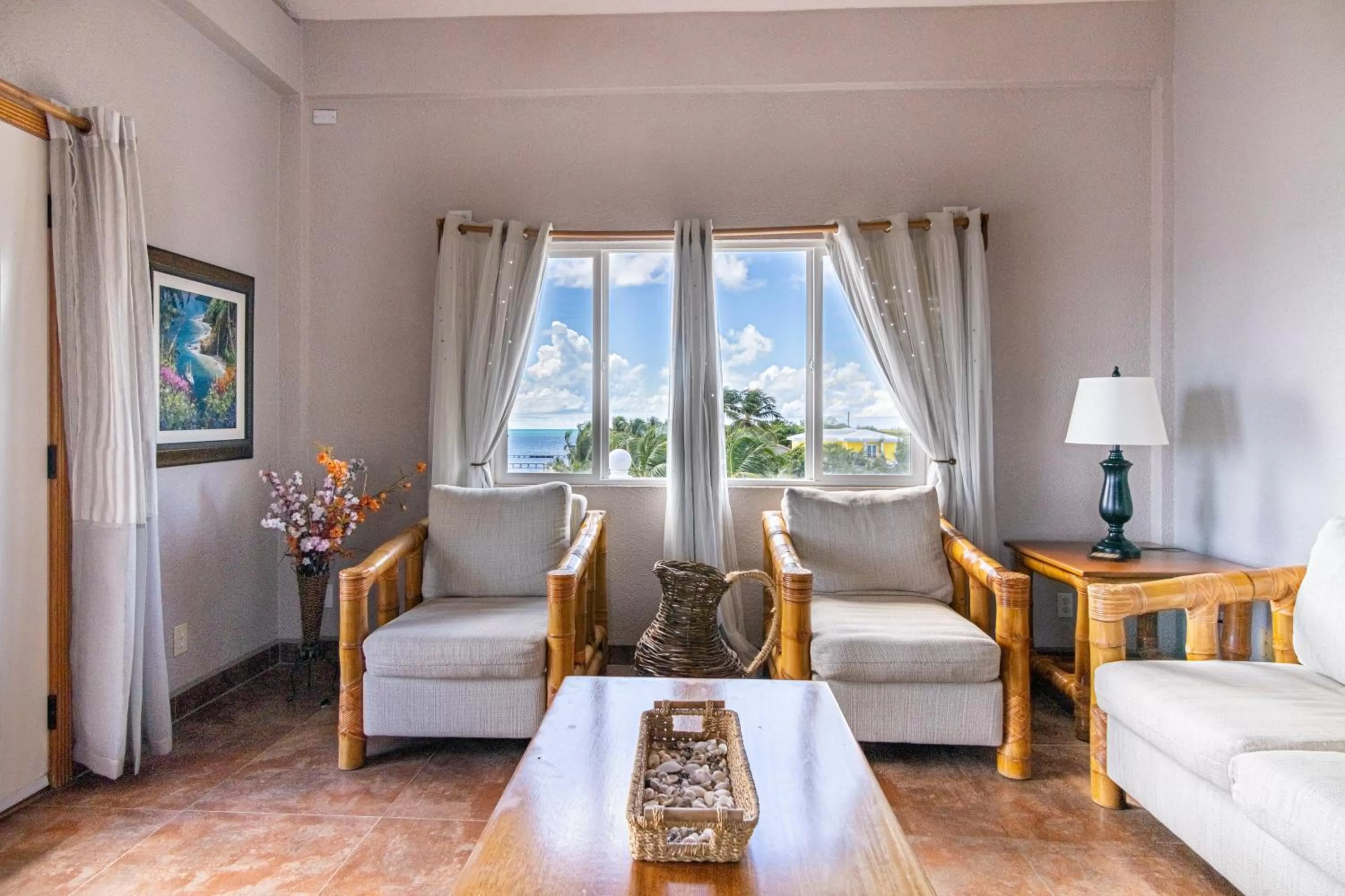 Living room in Lighthouse Beach Villas
