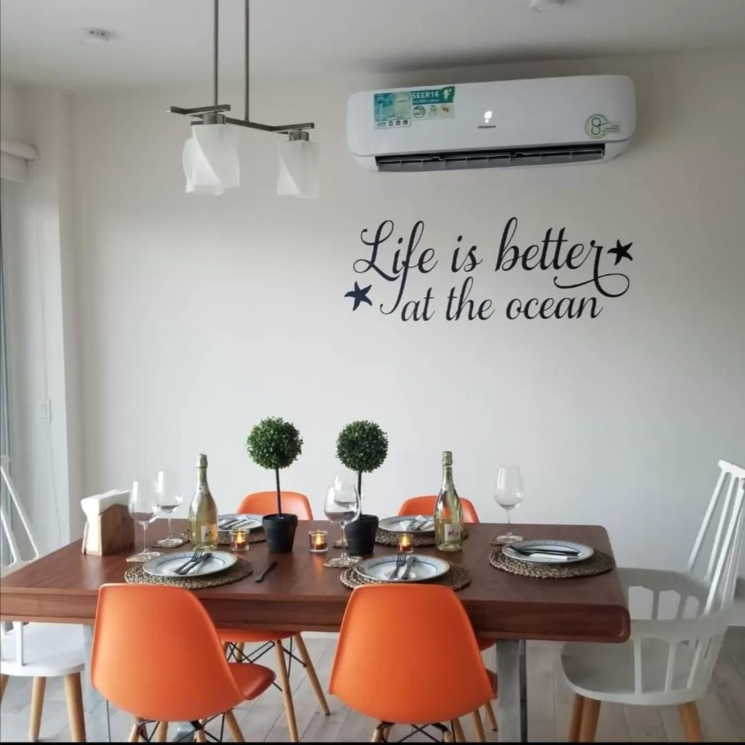 Dining area in Playa Caracol Residences