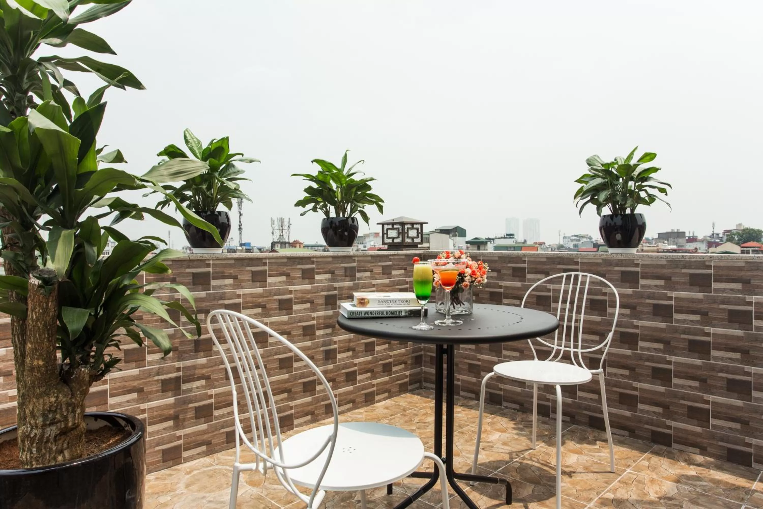 Balcony/Terrace in Luxury Old Quarter Hotel & Gym