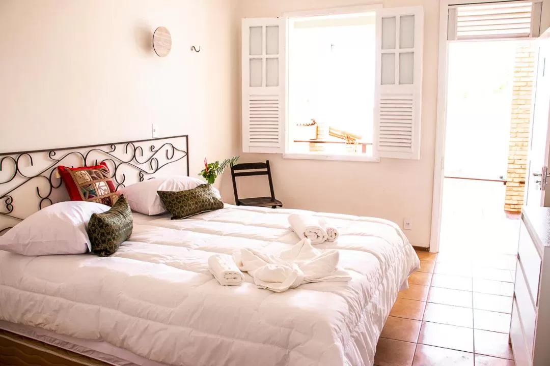 Bed in Pousada Saruê Natal Praia RN