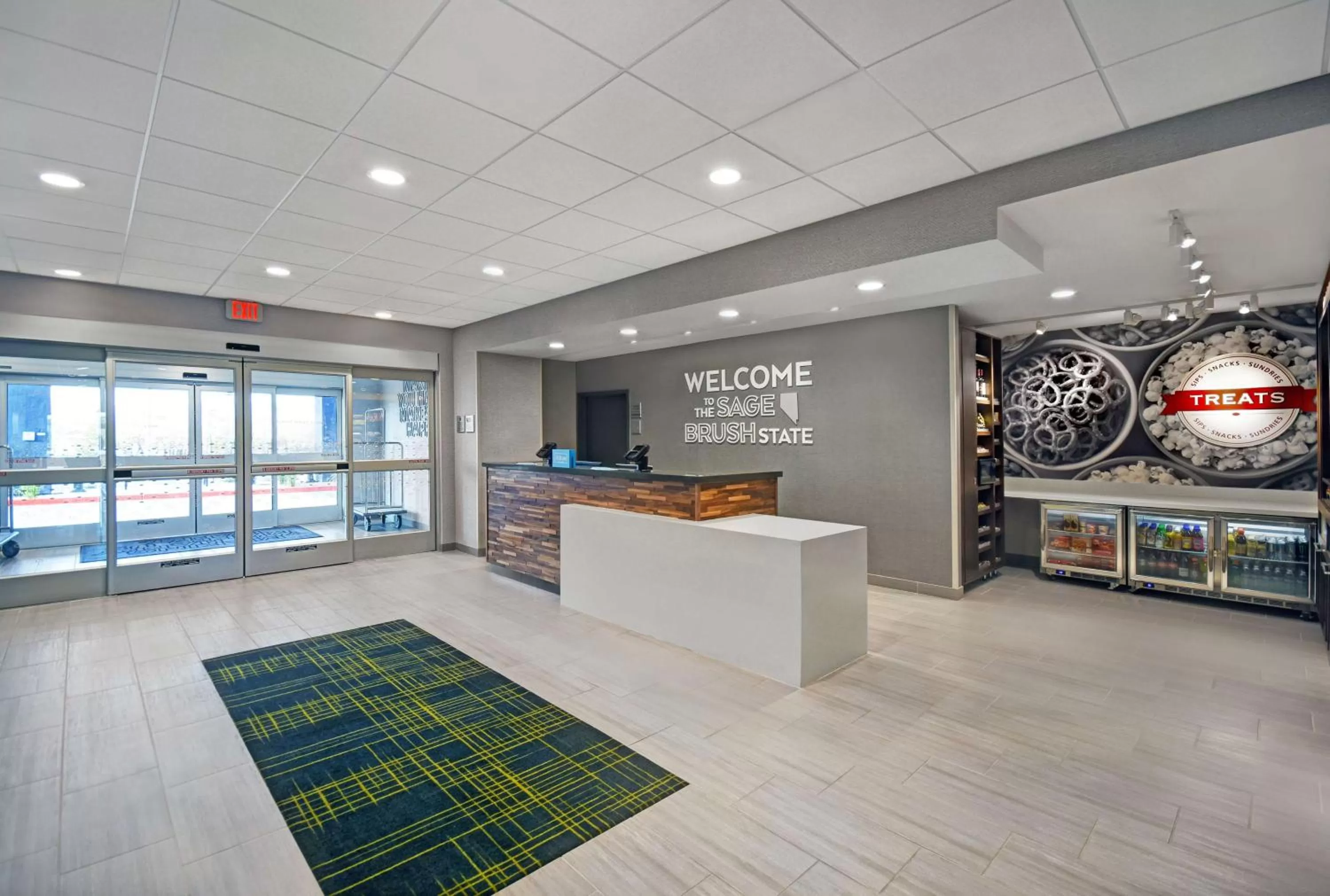 Lobby or reception in Hampton Inn Las Vegas Strip South, NV 89123