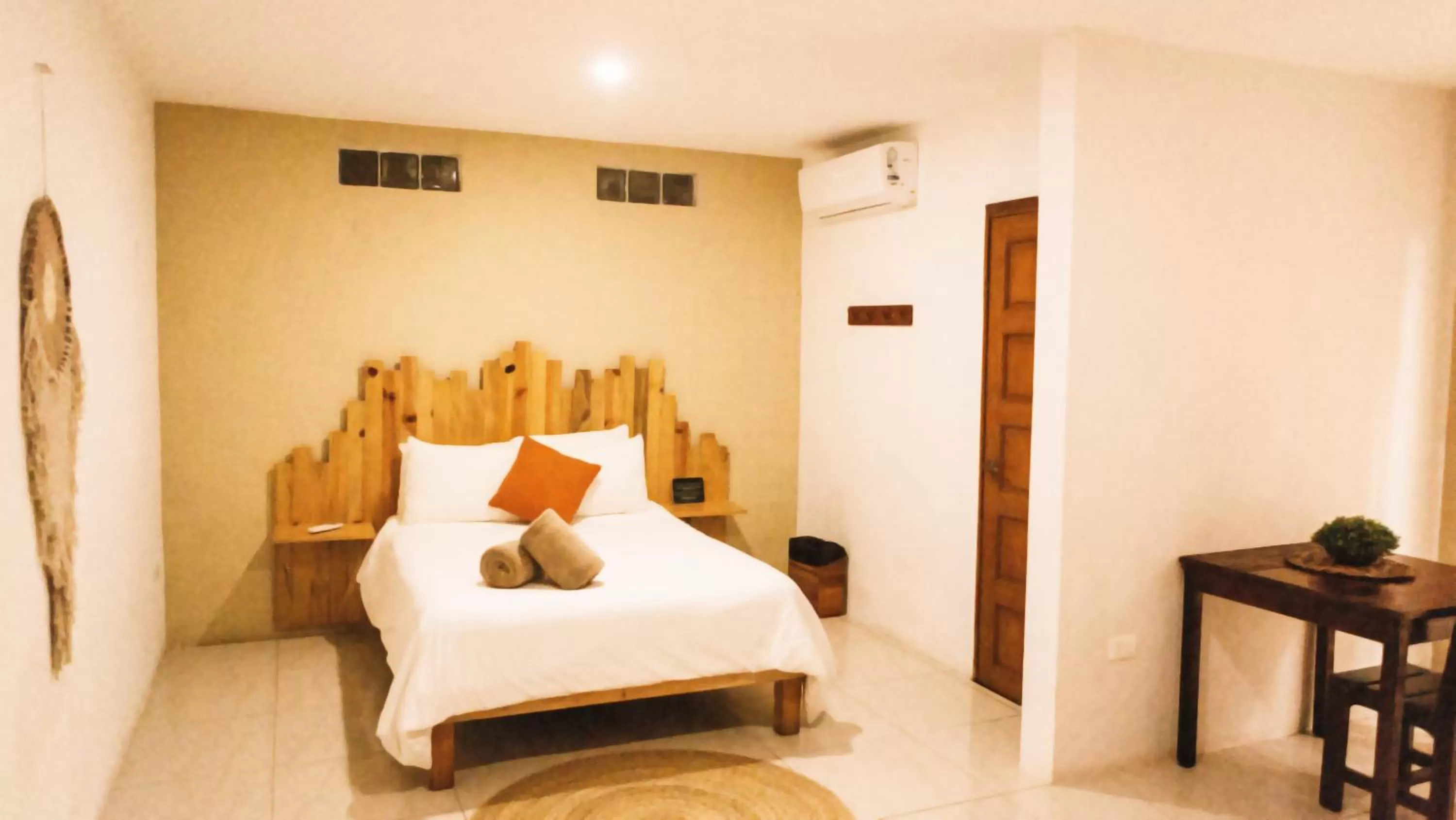 View (from property/room), Bed in Mezcal Hotel