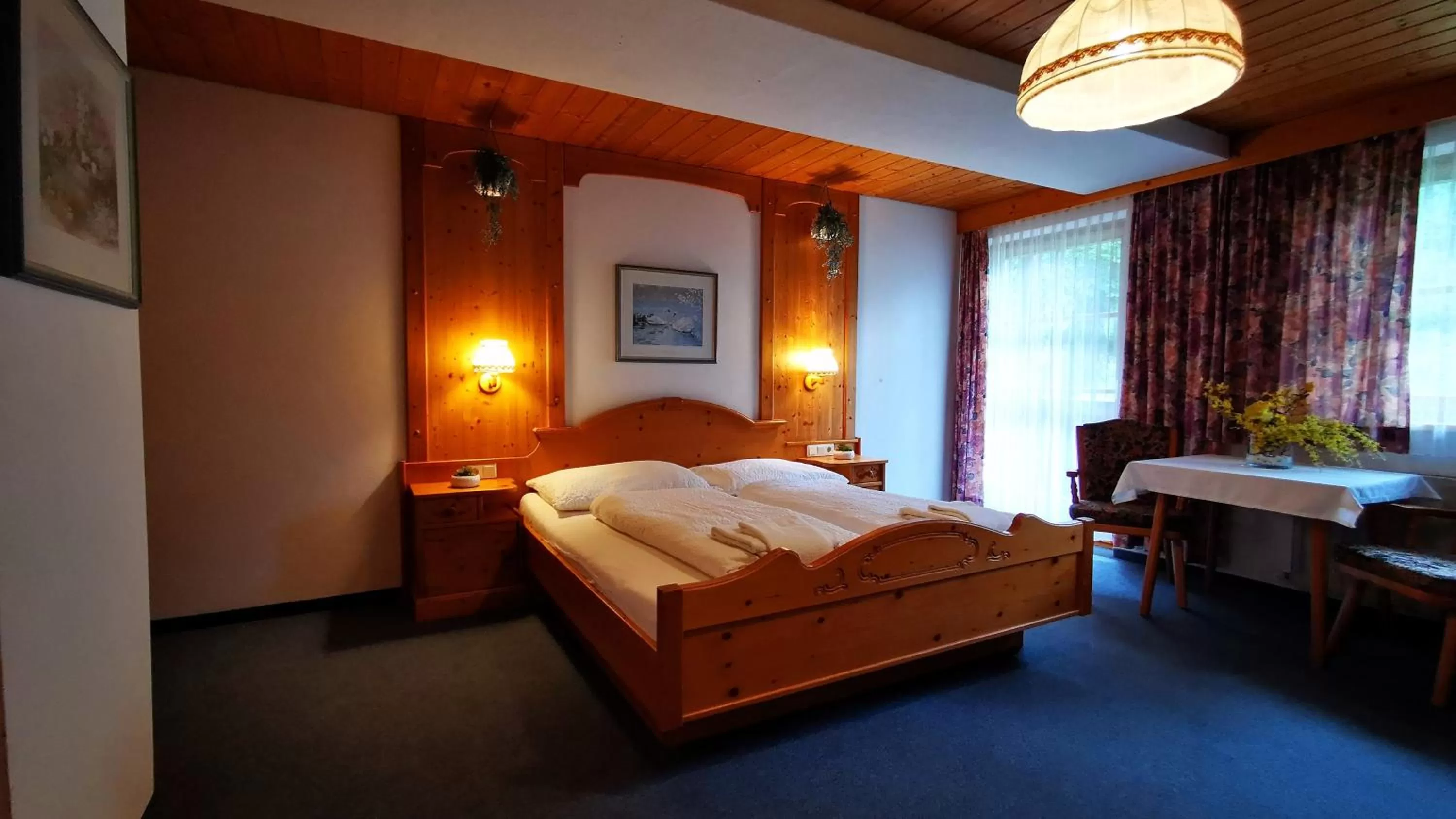 Bed in Gasthof Geronimo