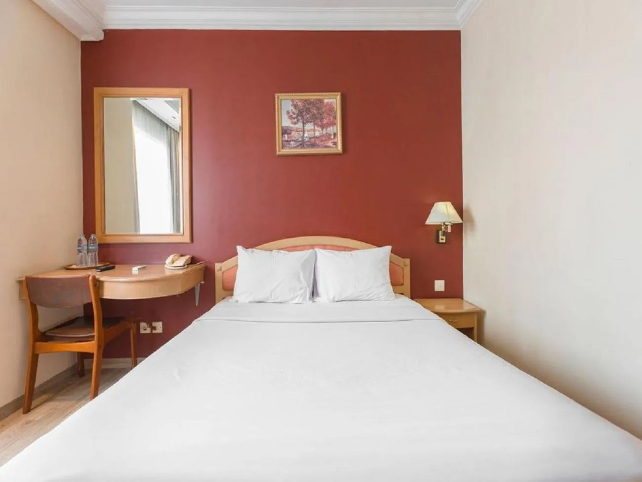 Bed in Hotel Bulevar Tanjung Duren Jakarta