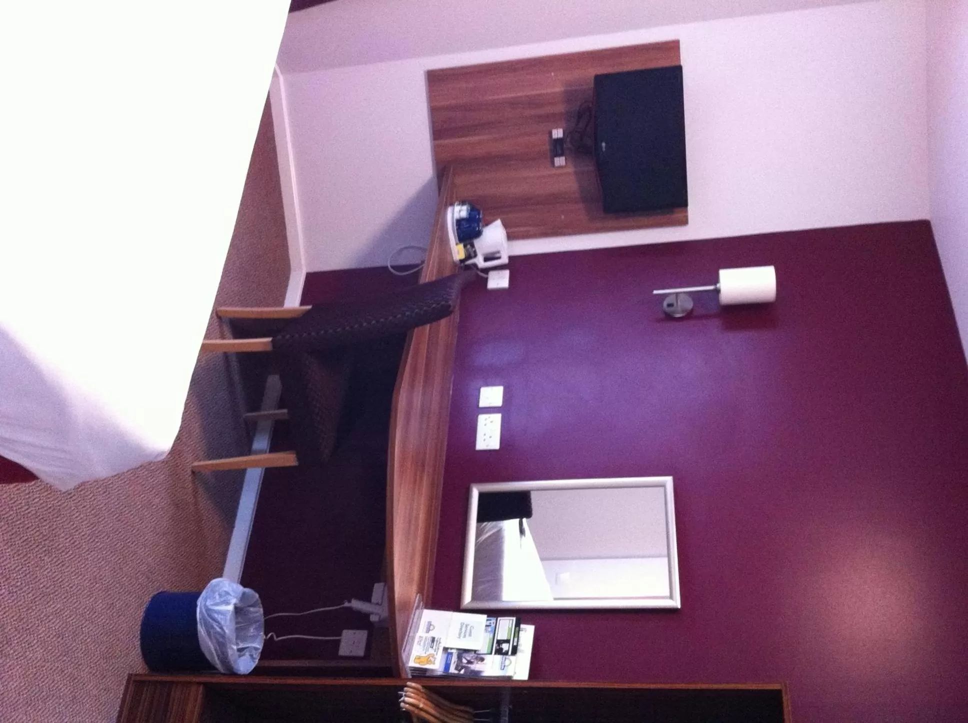 Bed in Ramada London Stansted Airport