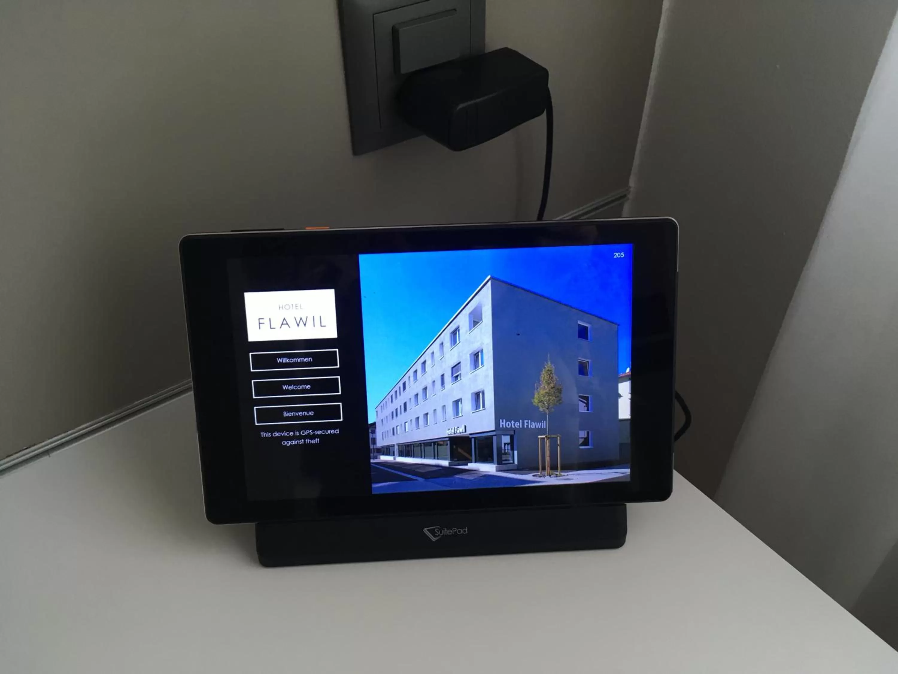 Communal lounge/ TV room in Hotel Flawil