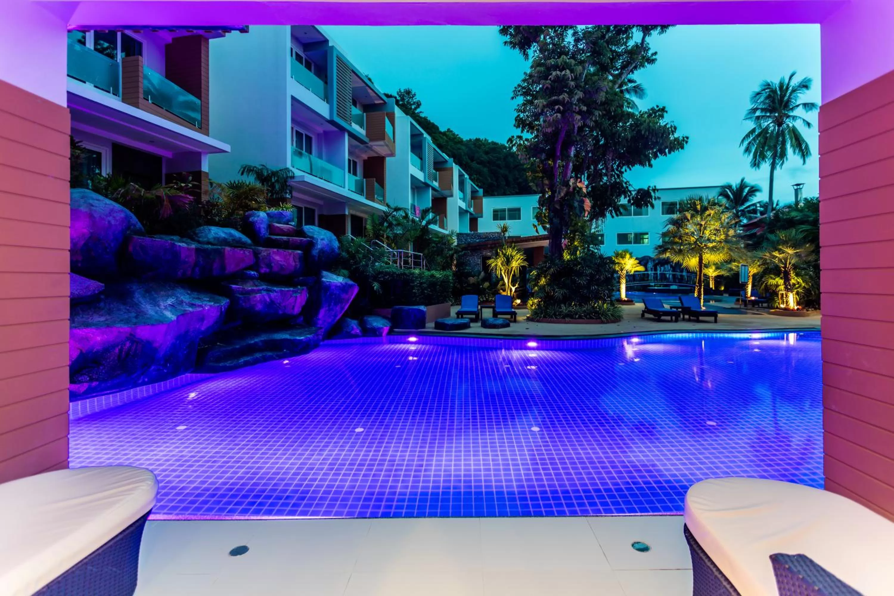 Pool view in The L Resort, Krabi