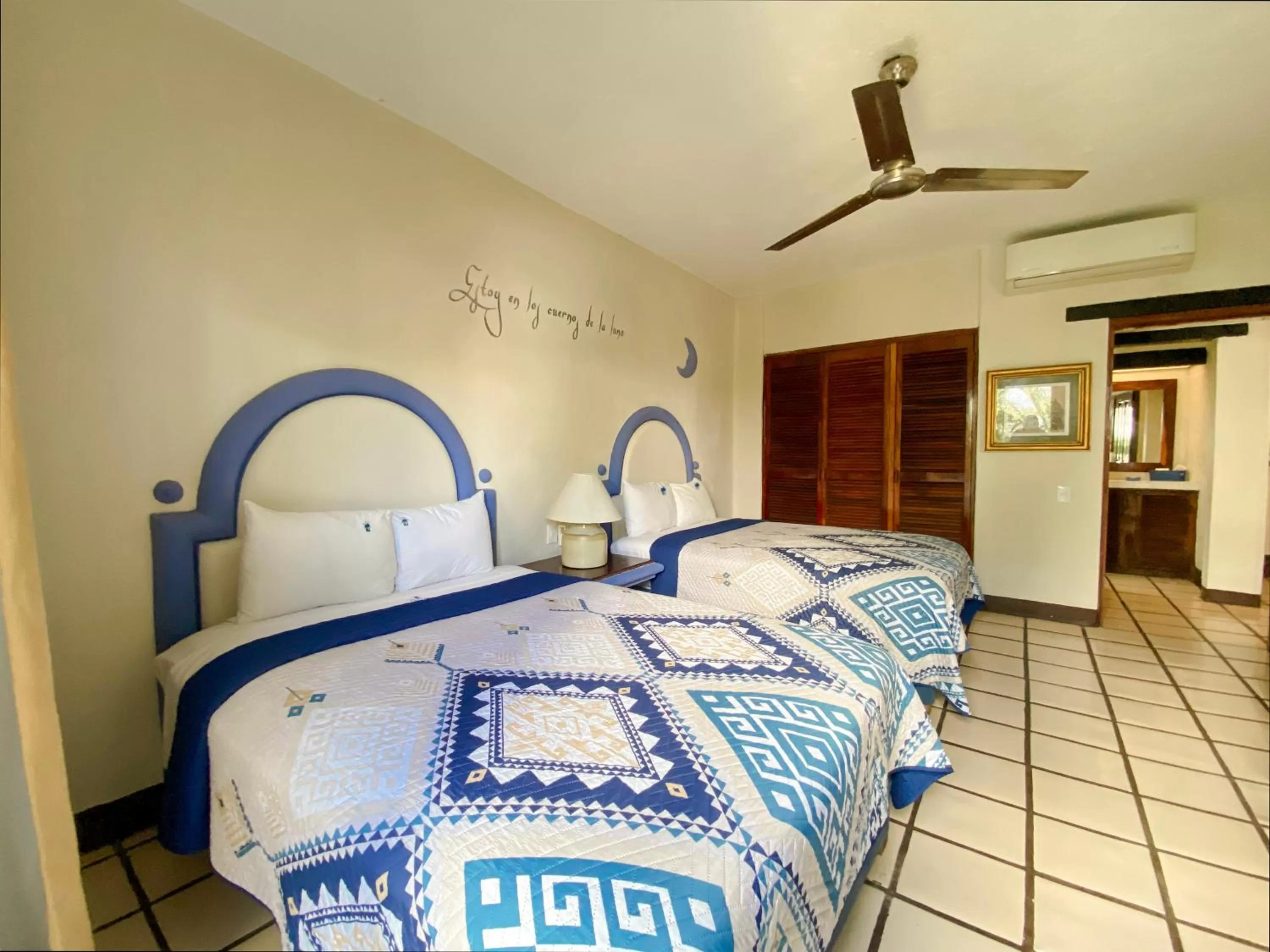 Bed in Puerto de Luna Pet Friendly and Family Suites