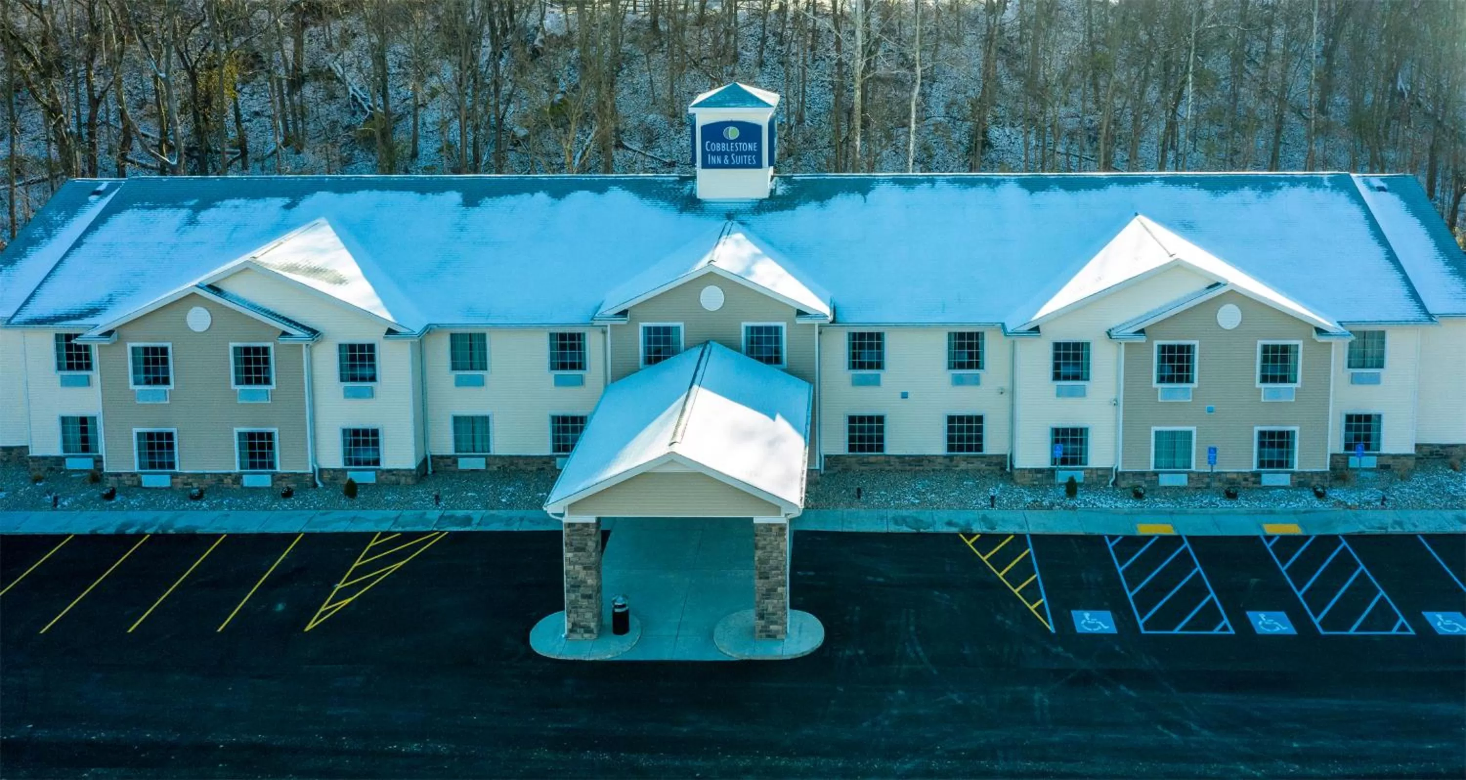 Bird's eye view in Cobblestone Inn & Suites - Brookville