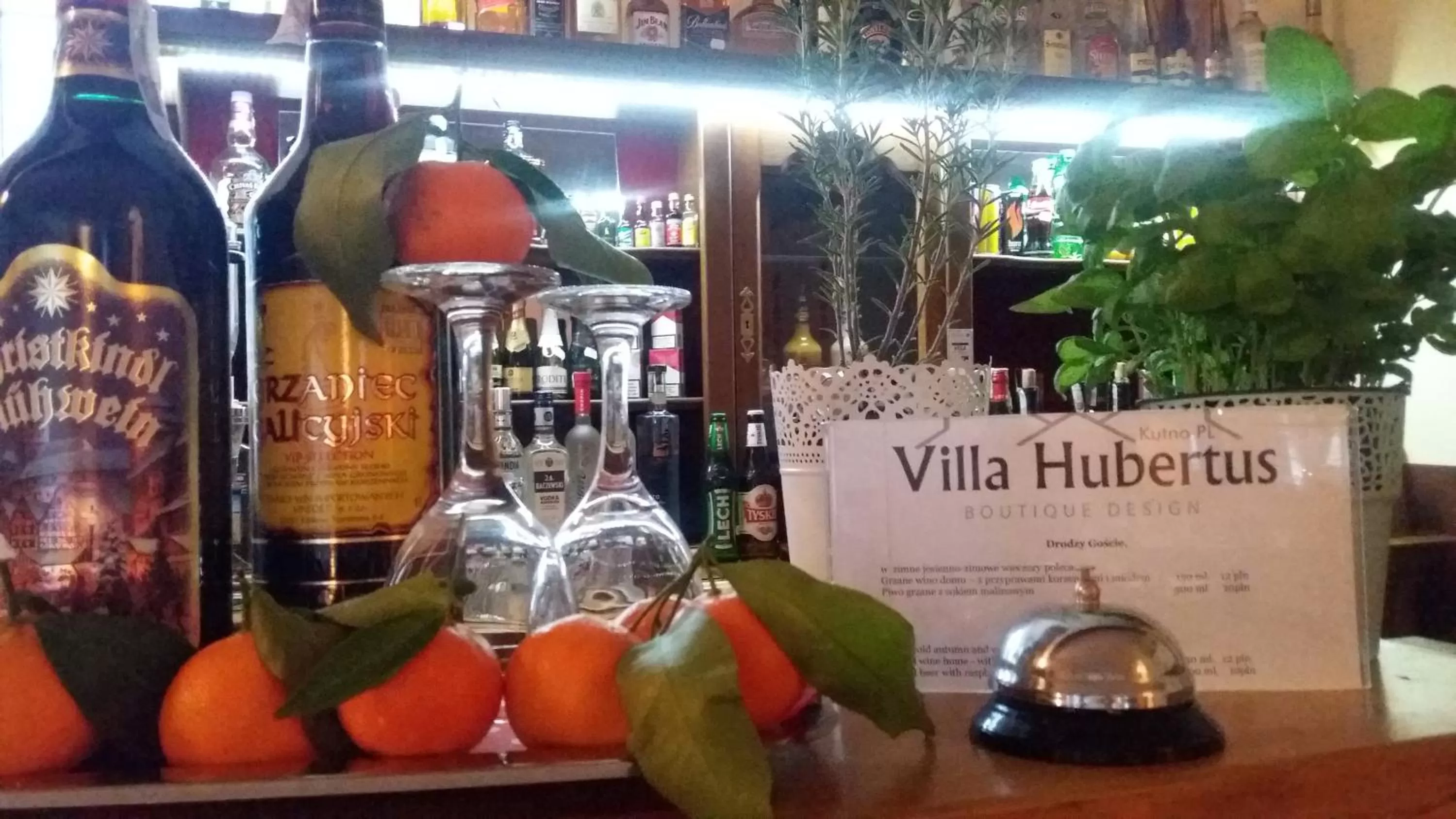 Food and drinks in Hotel Villa Hubertus Kutno
