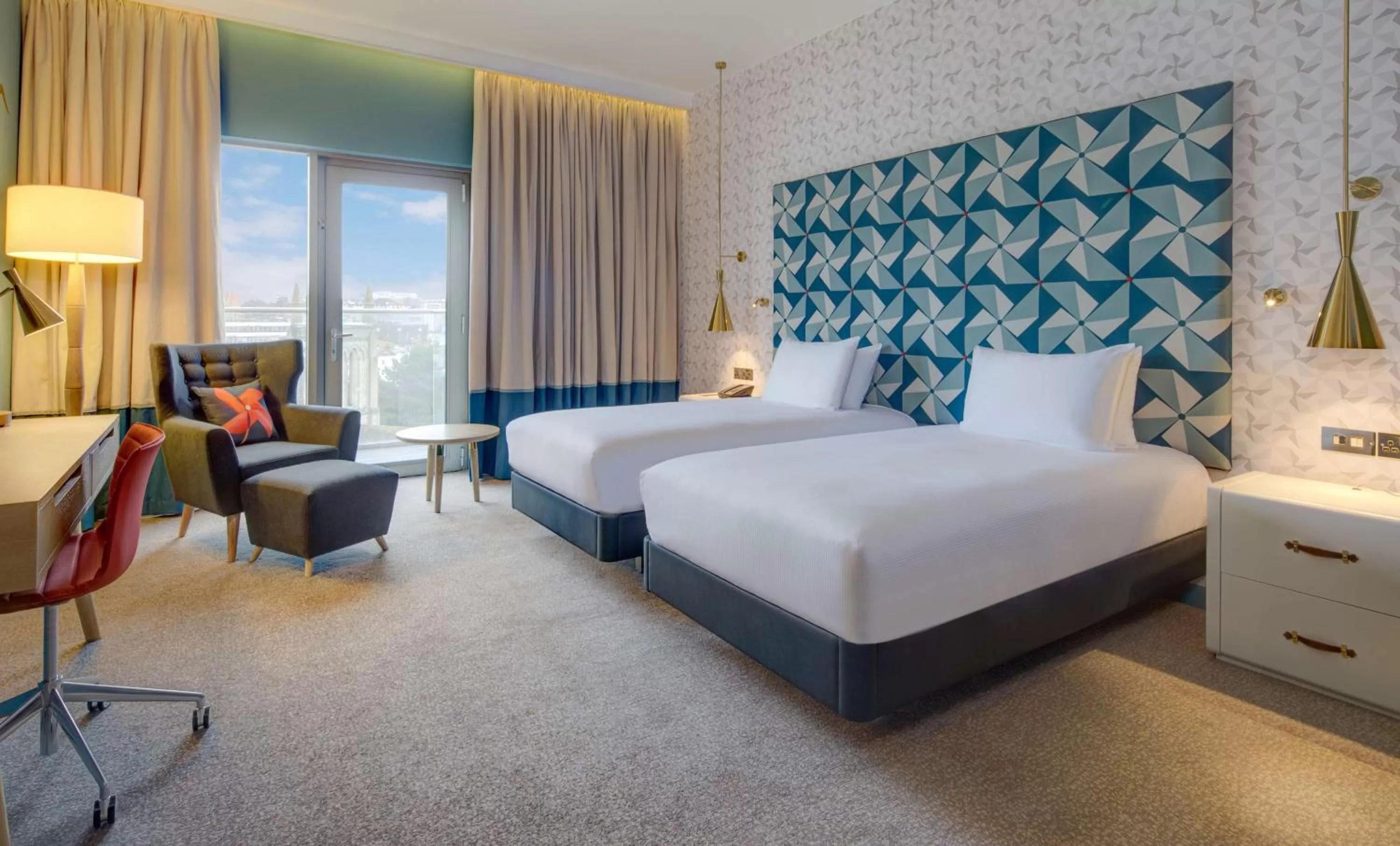 Bed in Hilton Bournemouth